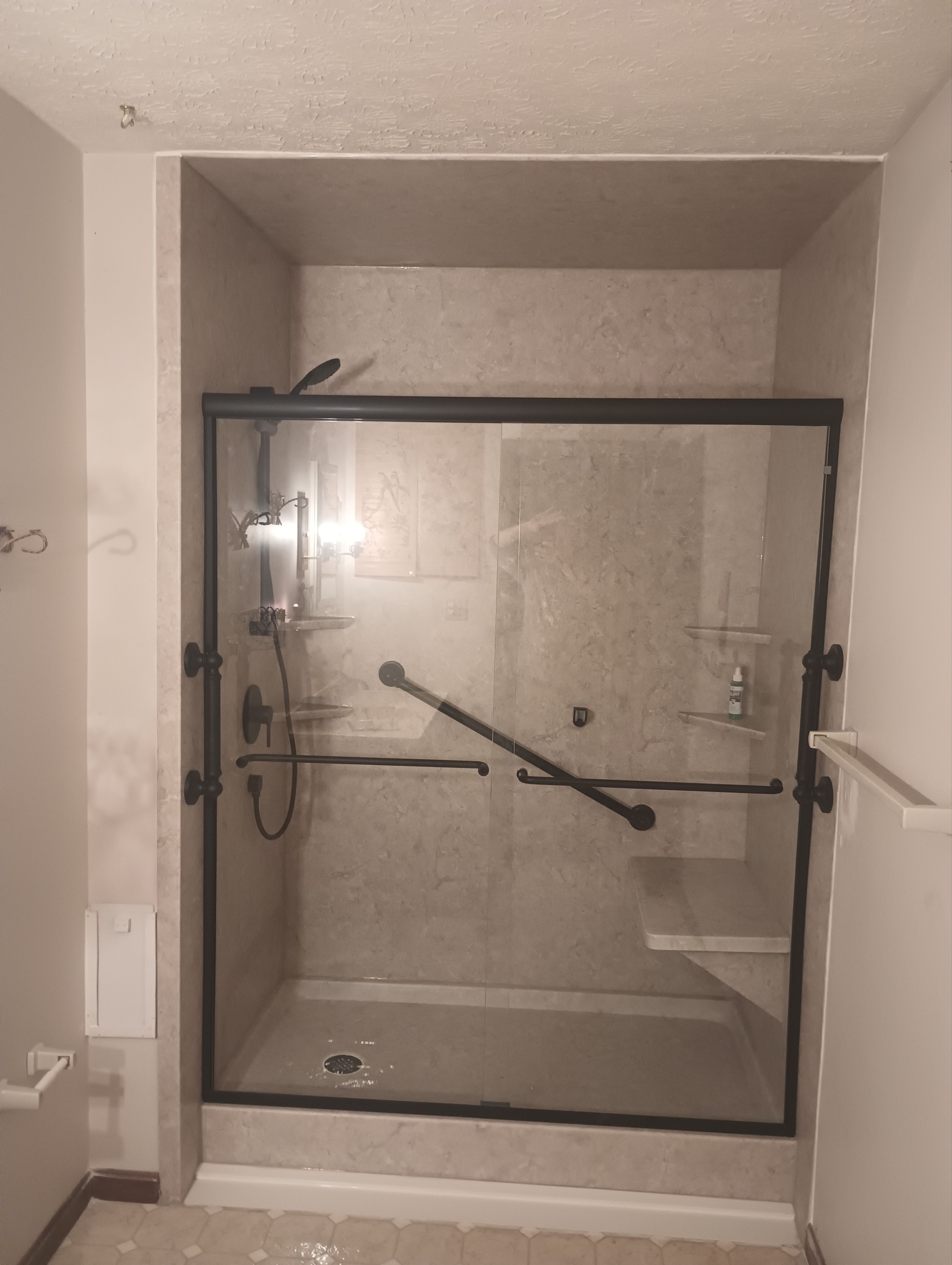Tub to Shower Conversion using BCI Acrylic Shower System by Secure Construction Company Inc