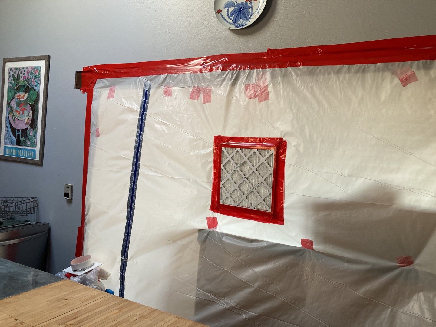 Mold Remediation using Containment by Accountable Home Services
