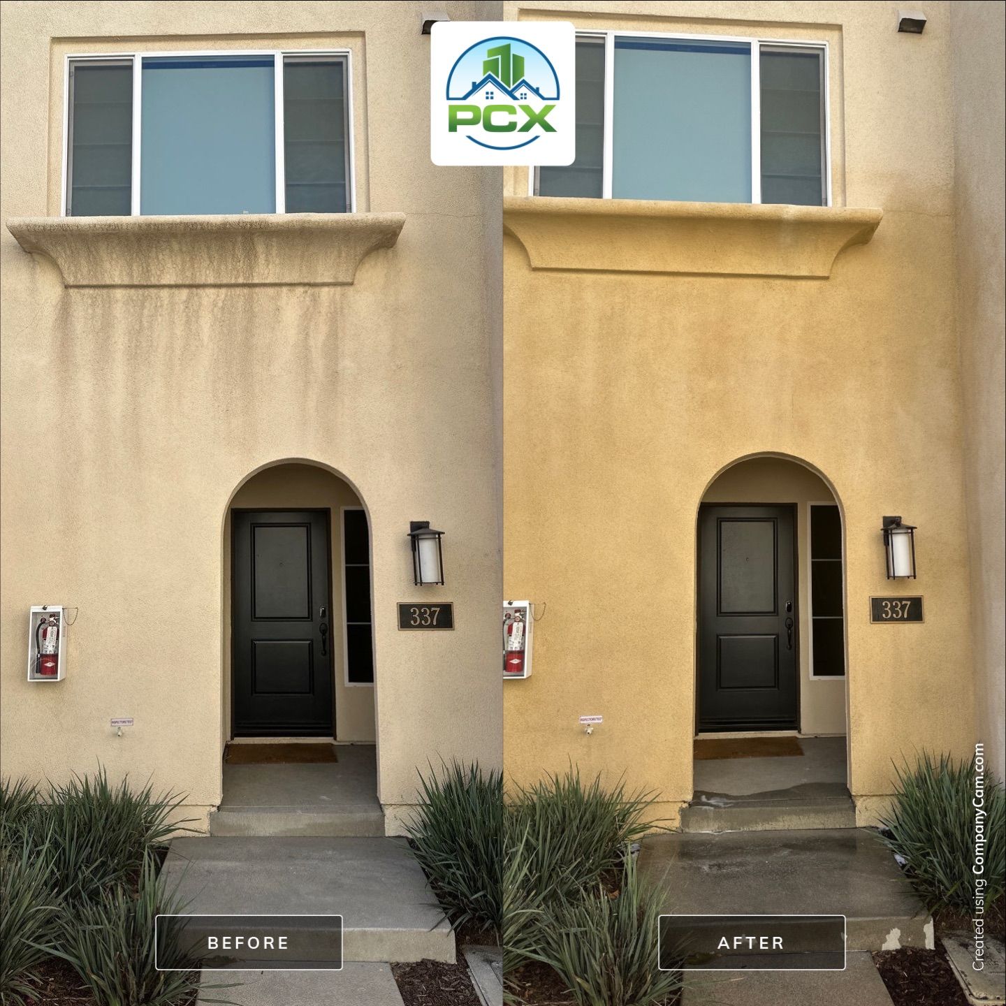Costa Mesa House Washing - soft wash and chemical removal by Property Cleaning Experts, LLC