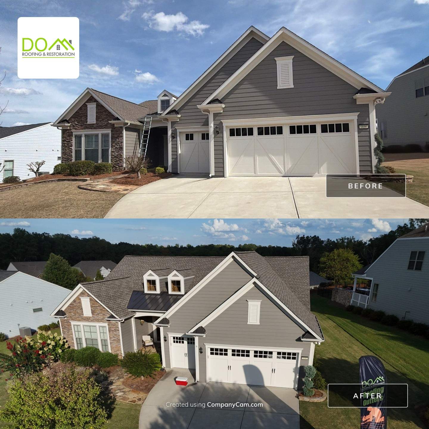 Collier Bridge Lane Hoschton Roof Replacement  by Dom Roofing & Restoration