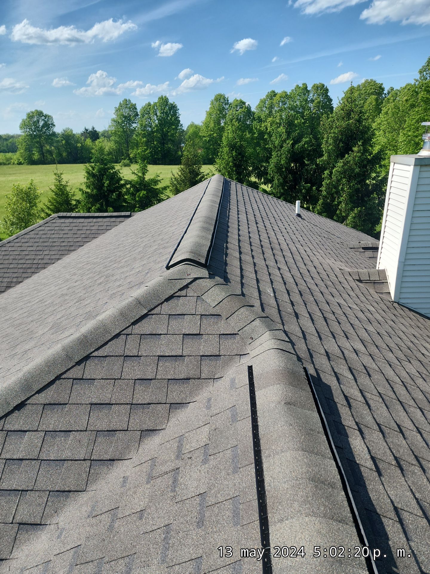 Atlas Pinnacle, Color, Weathered Wood, Drip Edge, Color, Royal Brown by Eagle Eye Roofing