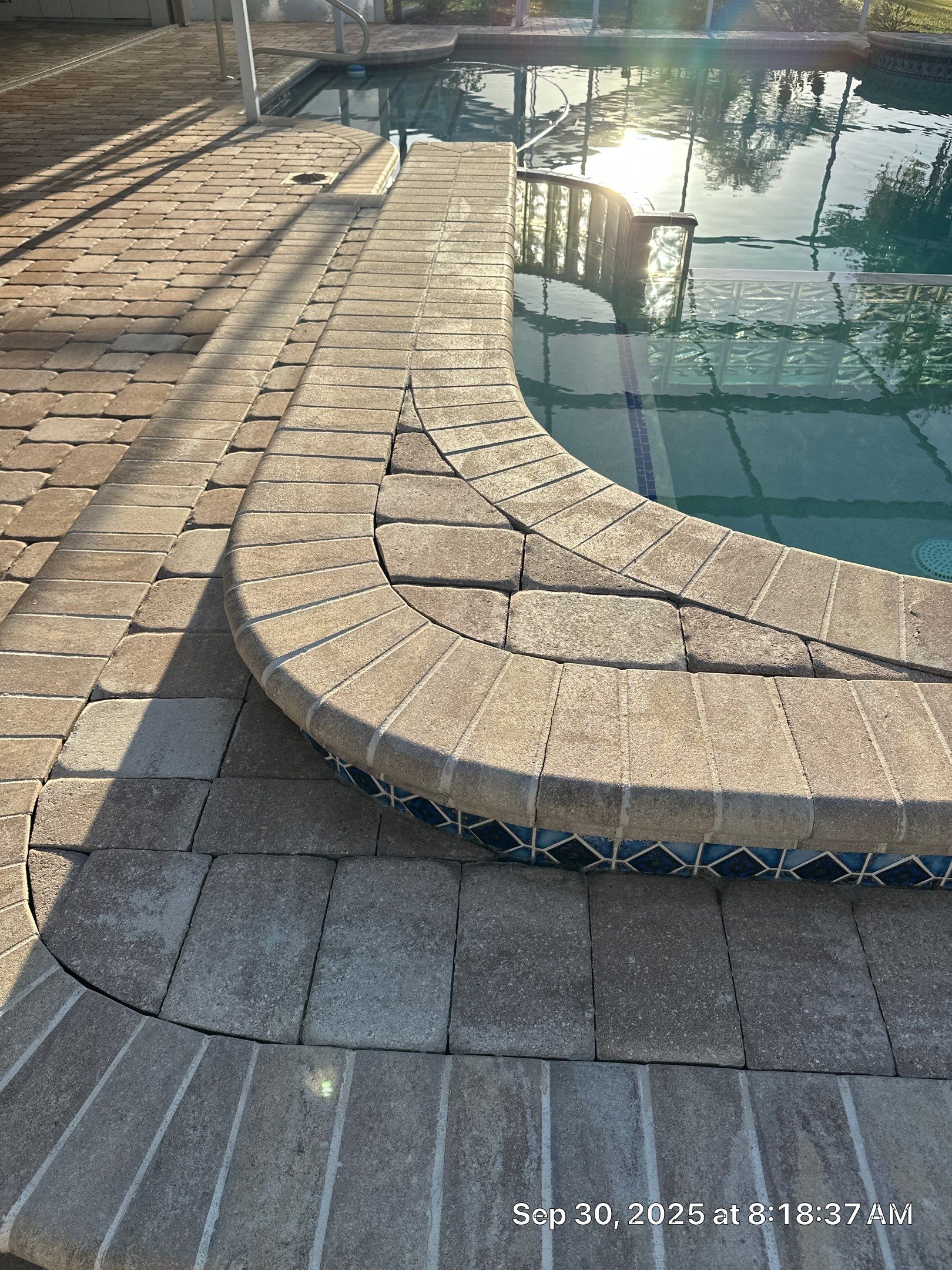 Sun City Center Paver Stripping and Sealing for Pool Deck by Supreme Paver Experts