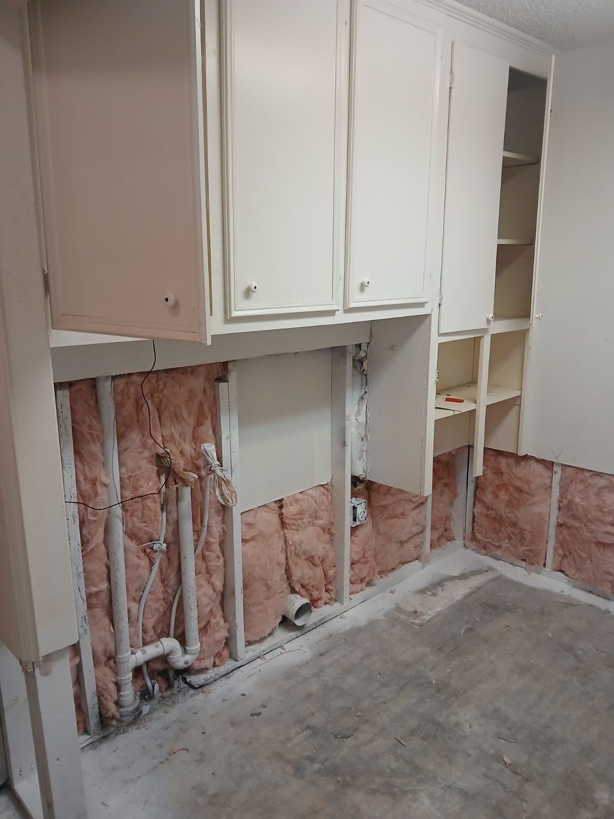 Home Remodel after Huge Water Damage by L&T General Contractors and Restoration INC
