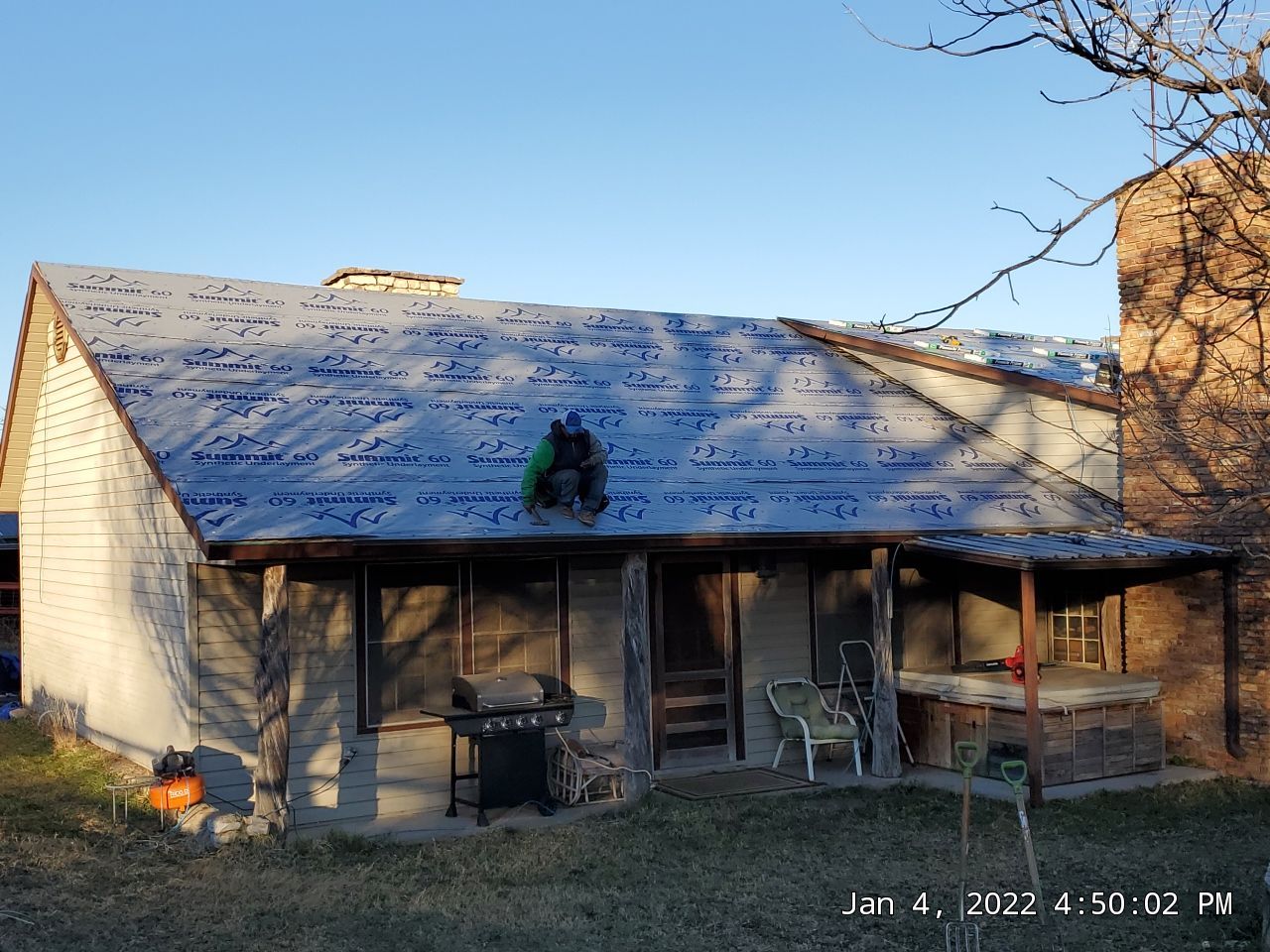 Residential Roofing Installation using ATLAS Pinnacle Pristine Shingles by Harvey Roofing & Construction