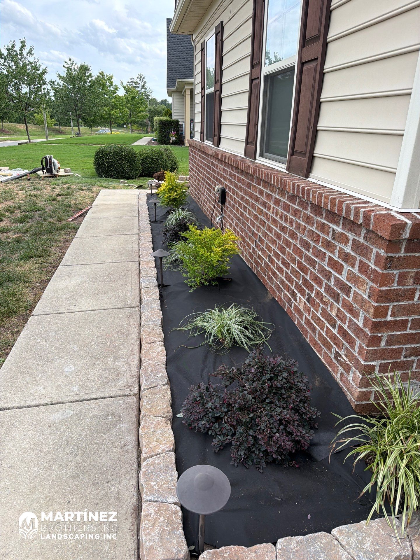 Improving garden beds in Durham by Martinez Brother’s Nc Landscaping Inc