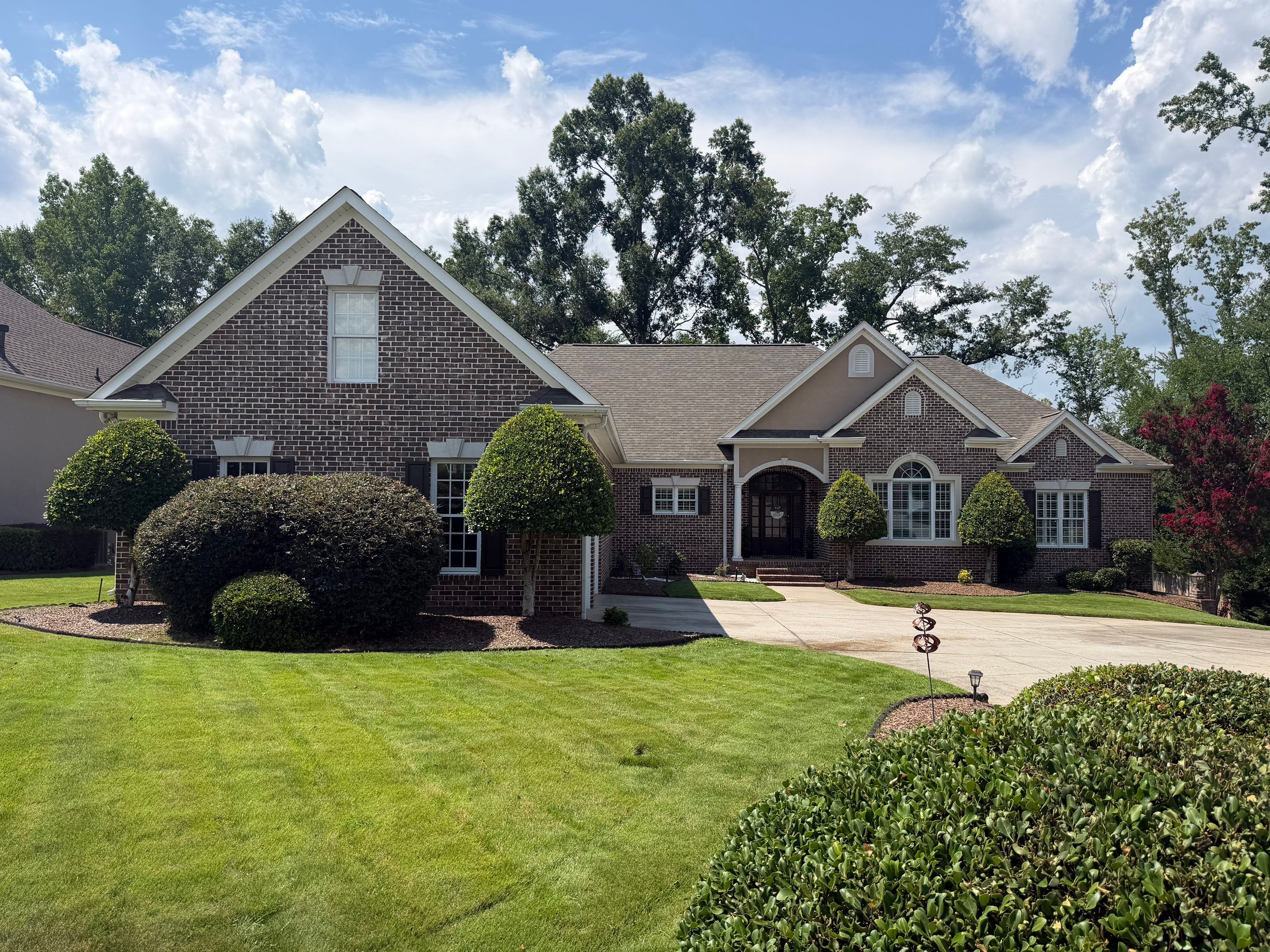 Front Entry Door Painting with Sherwin-Williams Sealskin in Evans by Fresh Coat Painters of Augusta