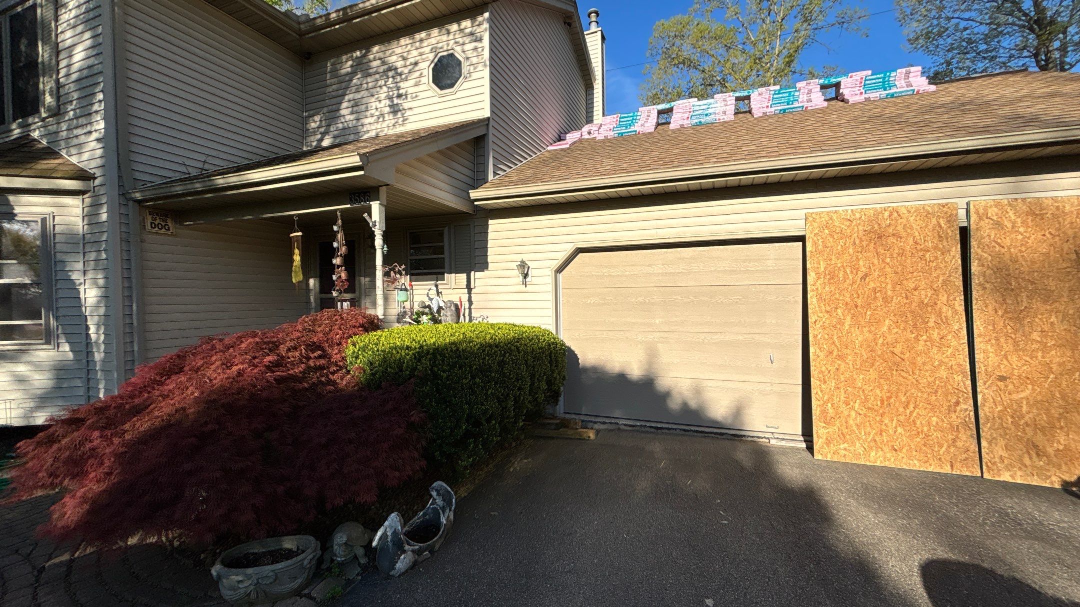 Roof Replacement using Owens Corning Sand Dune by 180 Contractors