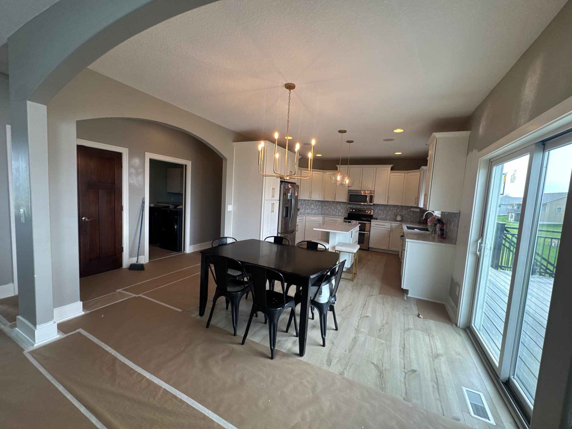 Interior Repaint walls and Baseboards with Color Change by Midwest Paint LLC