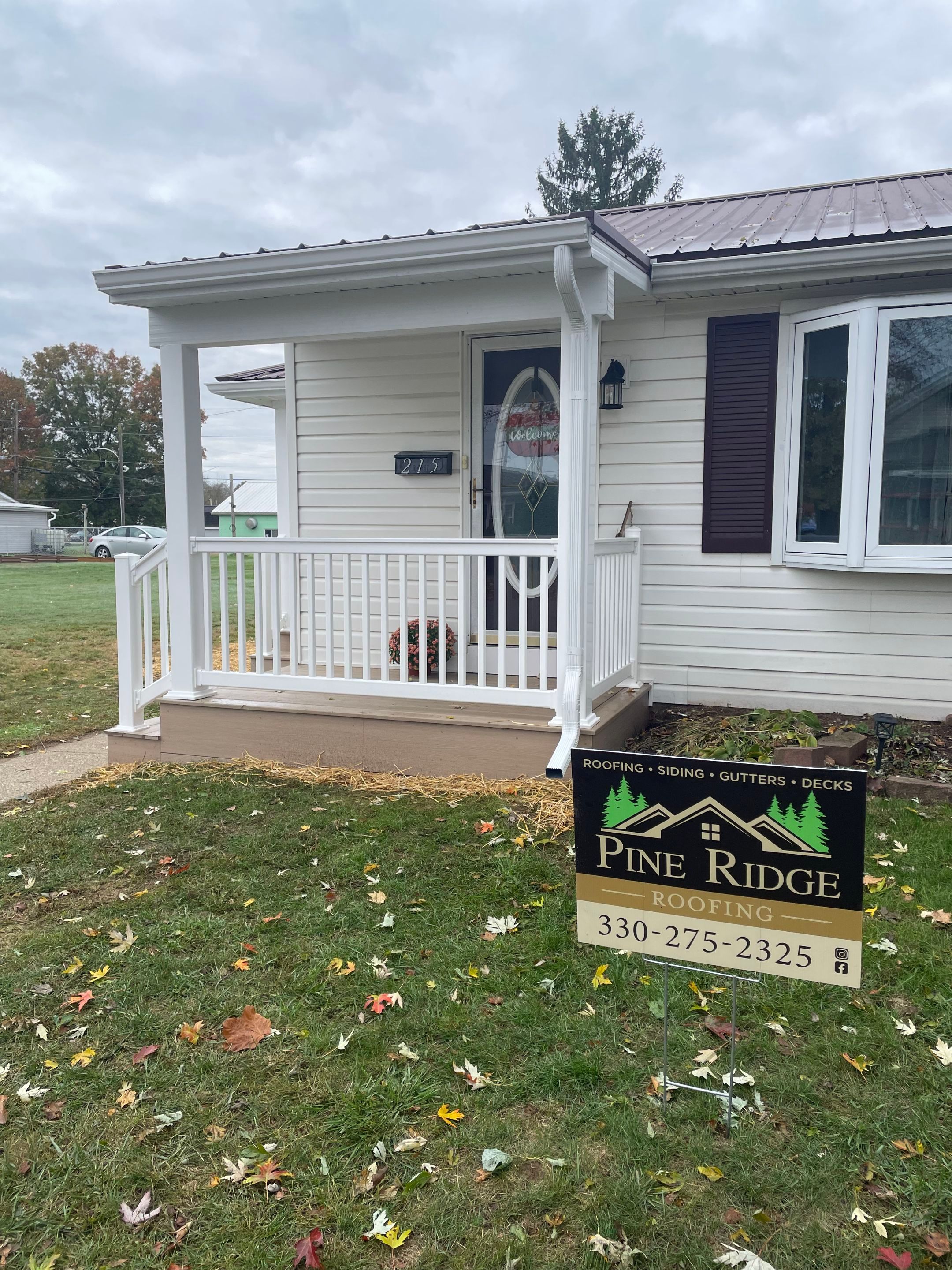 West Lafayette Ohio Decking Installation by Pine Ridge Roofing LLC