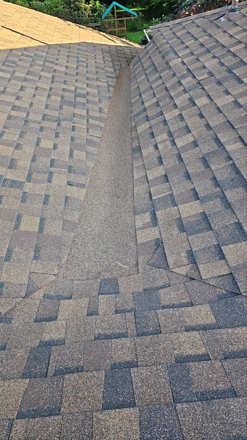 Atlas Pinnacle, Color, Burnt Hickory, Drip Edge, Color, Royal Brown by Eagle Eye Roofing