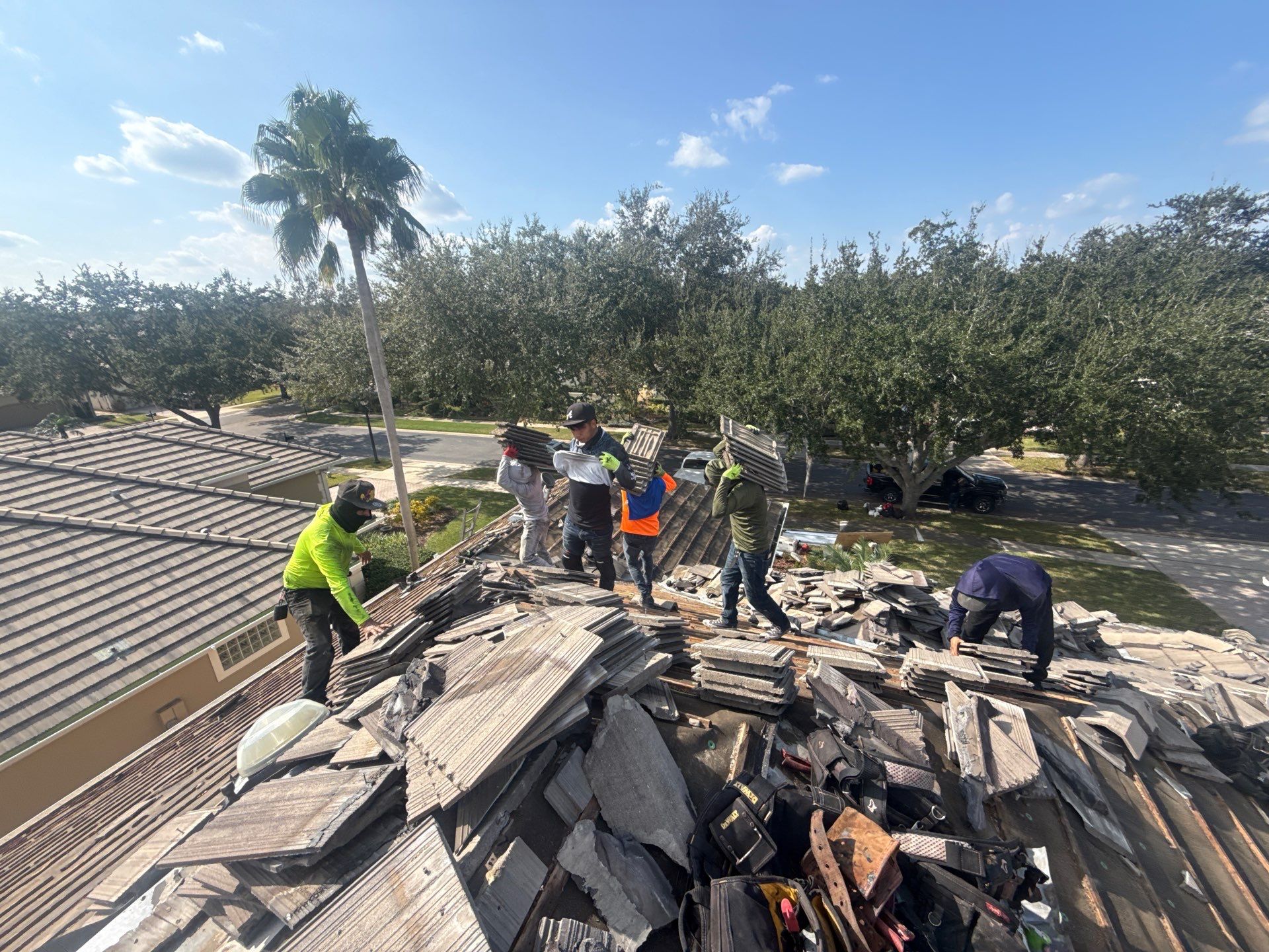 Complete Tile Roof Replacement and Structural Decking Repair in Orlando by Fortified Roofing Solutions Corp.