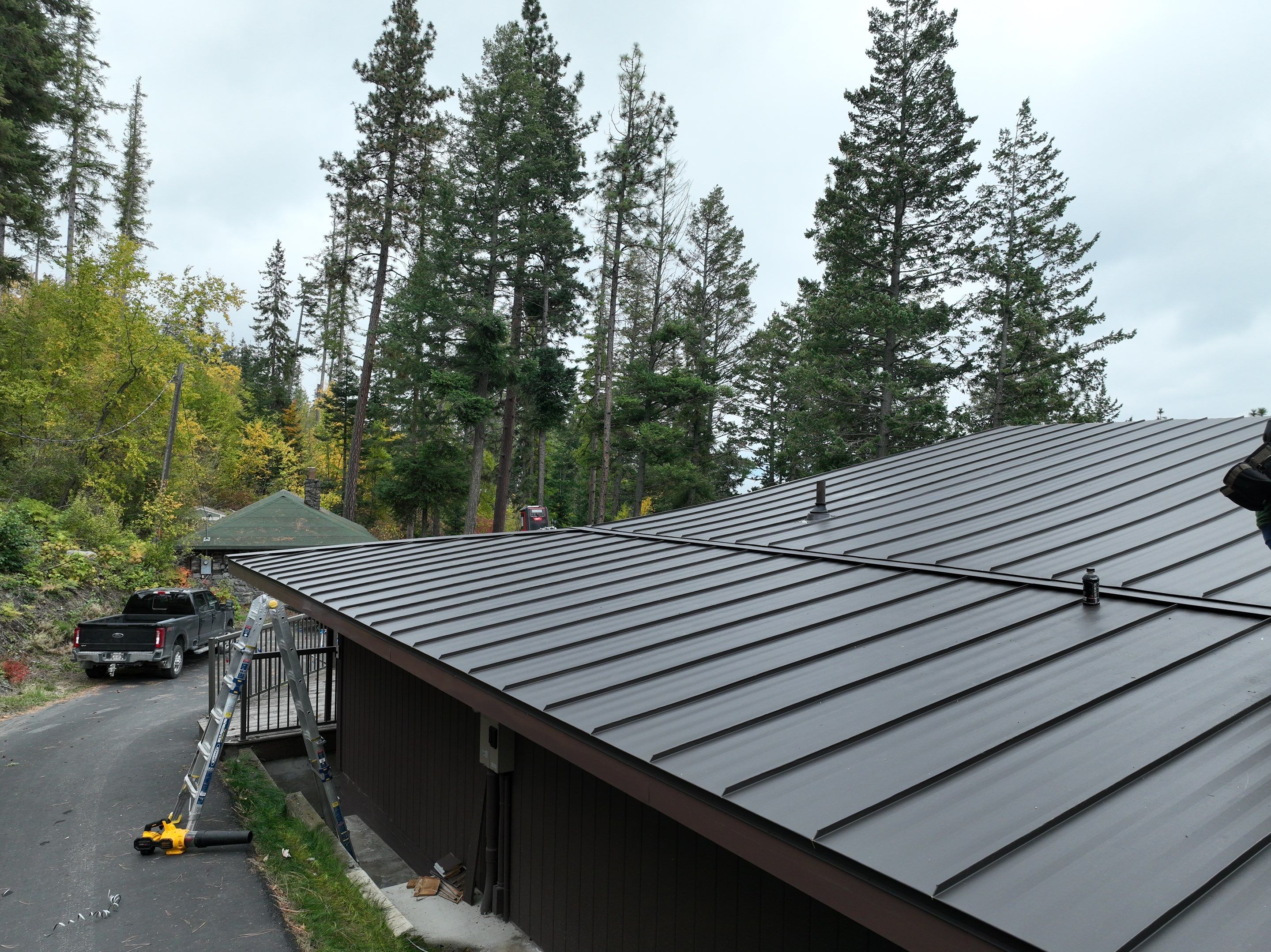 CMG ULG Mechanical Lock Standing Seam - Dark Bronze  by Montana Roofing Solutions