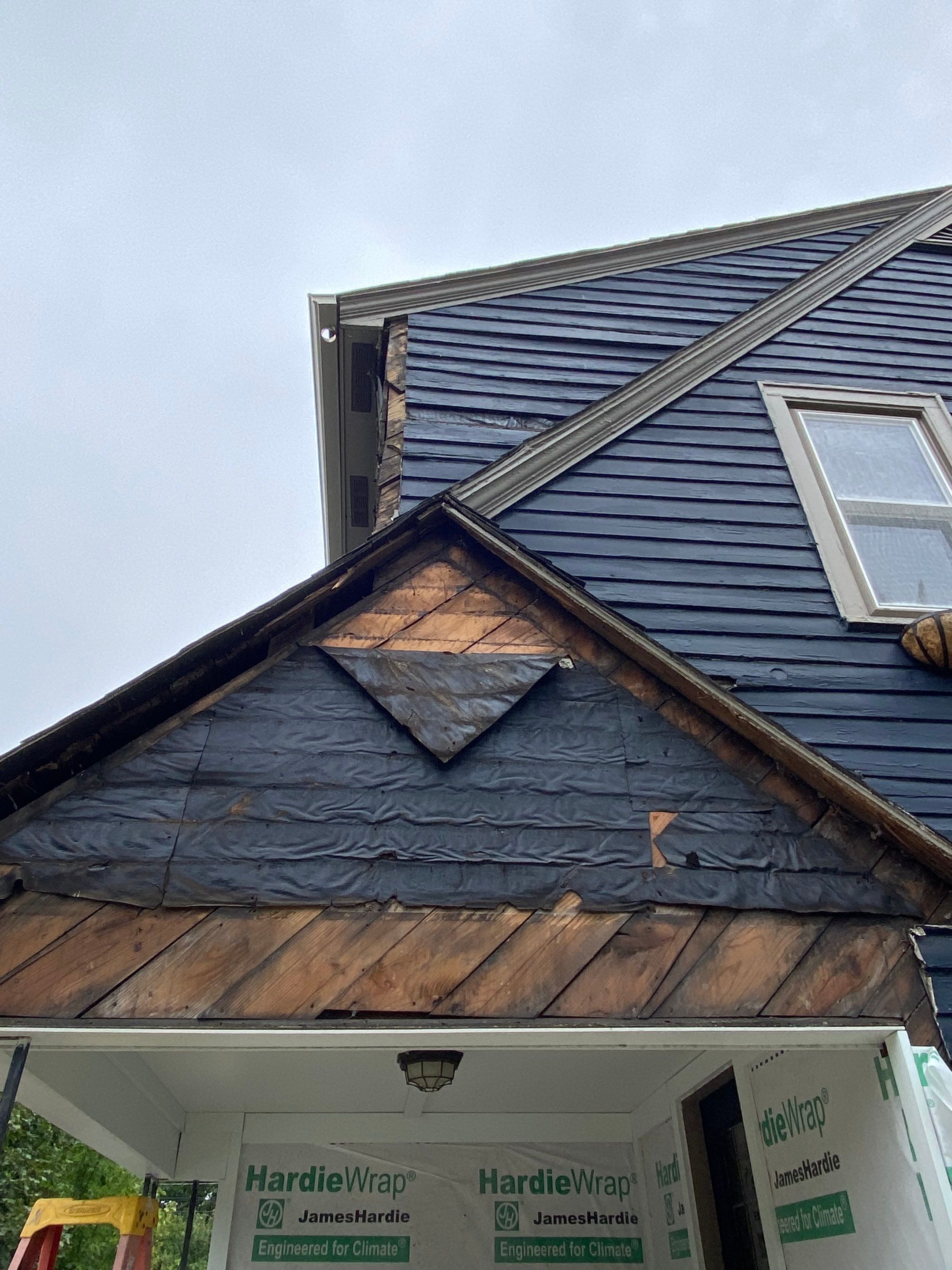 Siding Installation using James Hardie Fiber Cement Lap Siding by Best Exteriors Inc