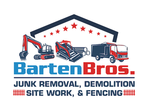 Logo for Barten Bros Junk Removal, Demolition, Site Work, & Fencing