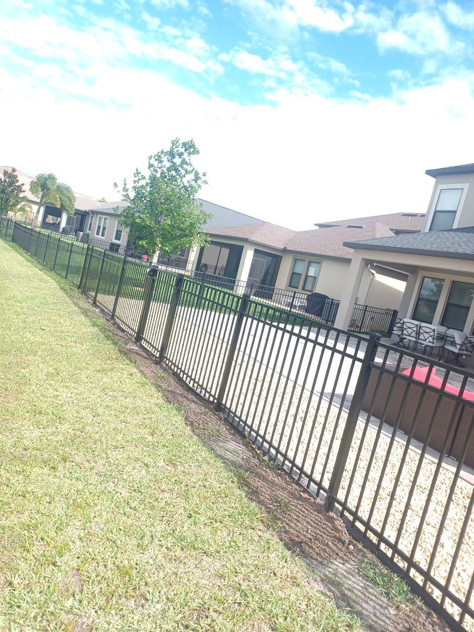 Ruskin, FL 4ft. Tall 3-Rail Black Aluminum Fence by Asap fence and gates, LLC