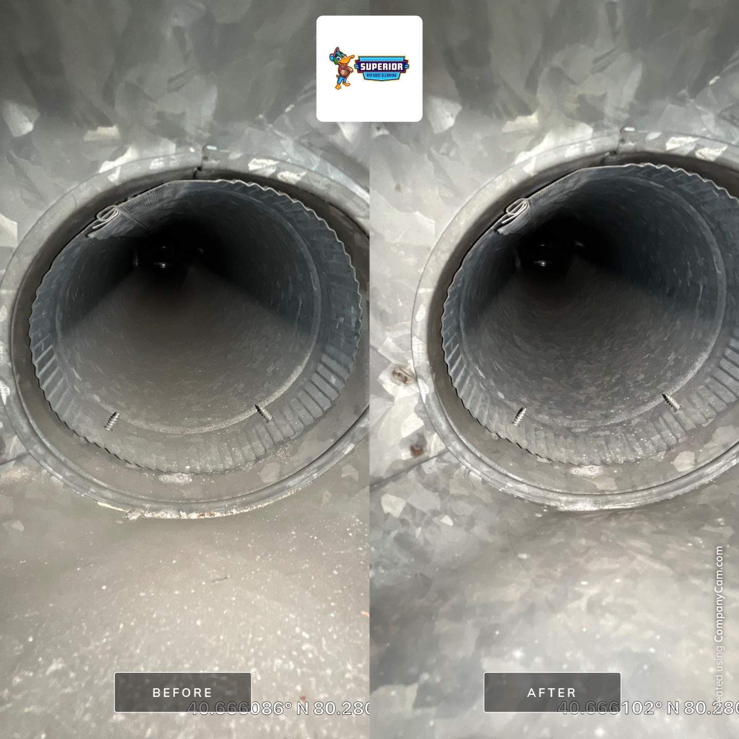 Air Duct Cleaning With a Vacuum Truck in Rochester, PA by Superior Air Duct Cleaning