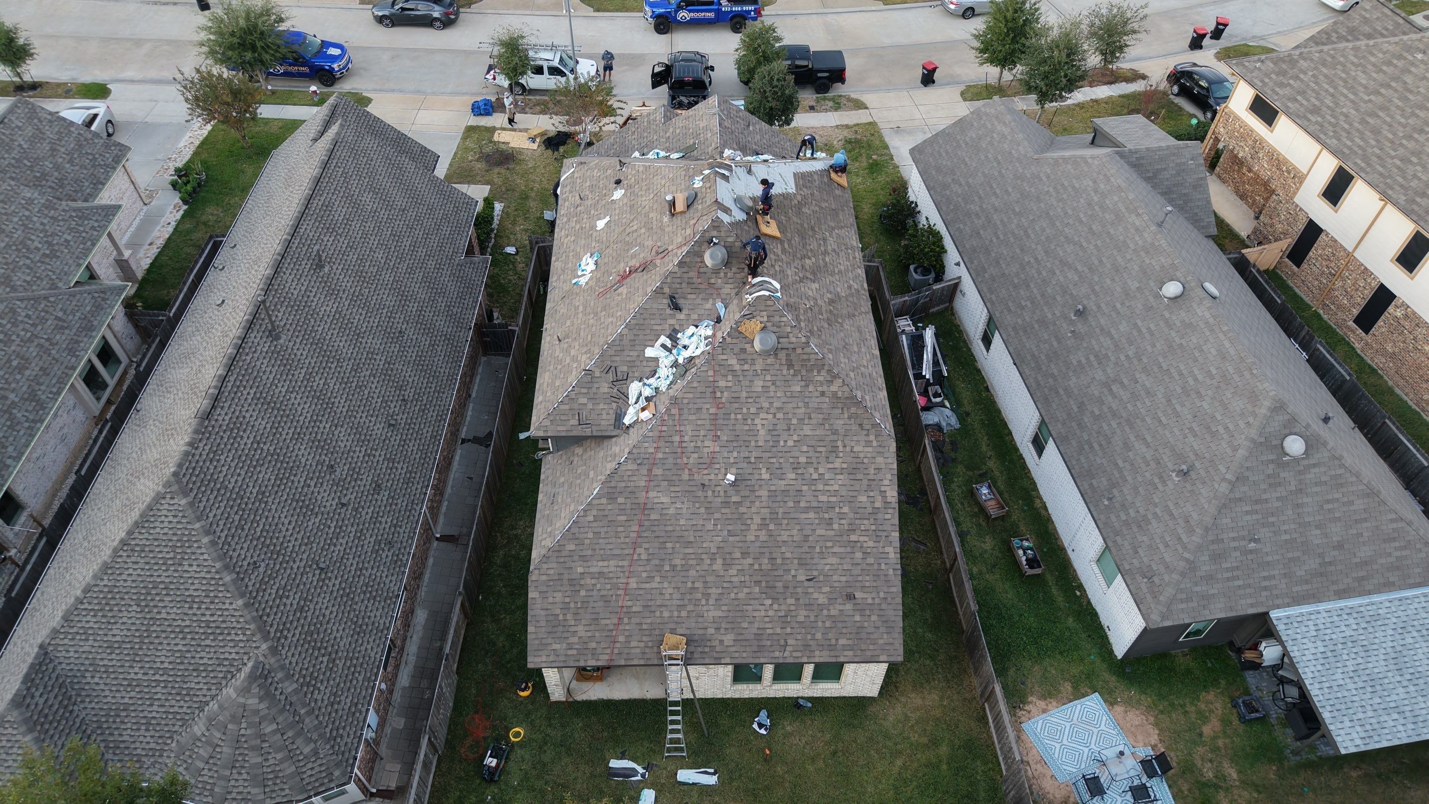 Roof Replacement Project in Houston by Roofing Technologies Unlimited