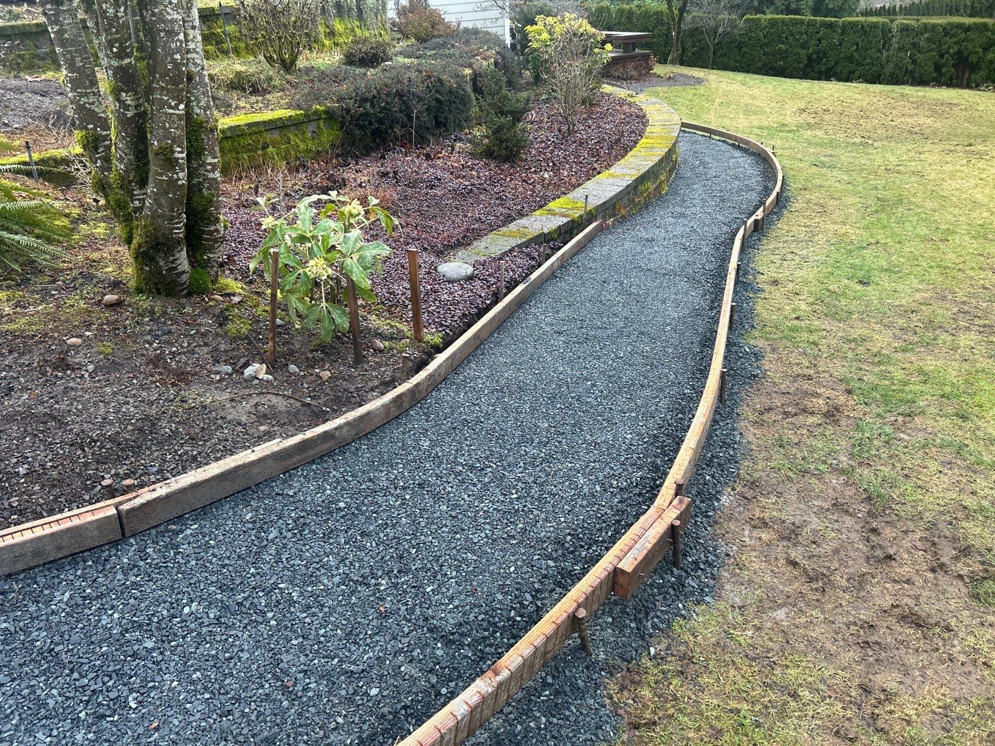 Paul | Aggregate Concrete Walkway by Jireh Asphalt & Concrete Inc 