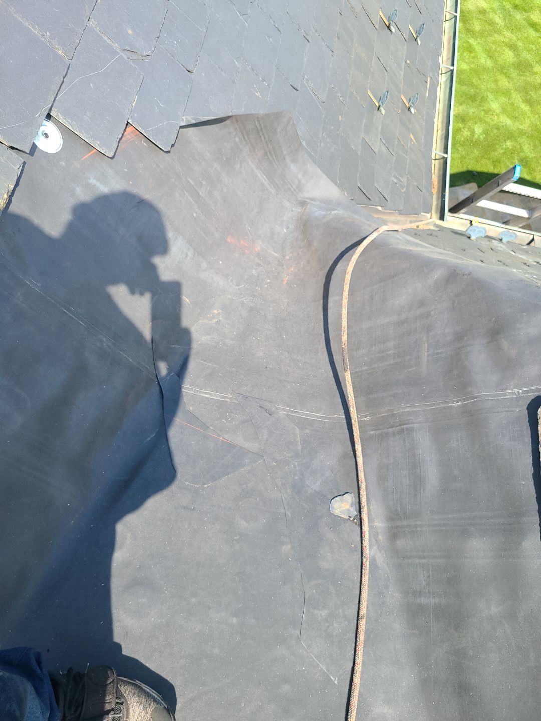 Lorton: EPDM Flat Roof with Partial Slate Replacement by RM Banning, Inc.