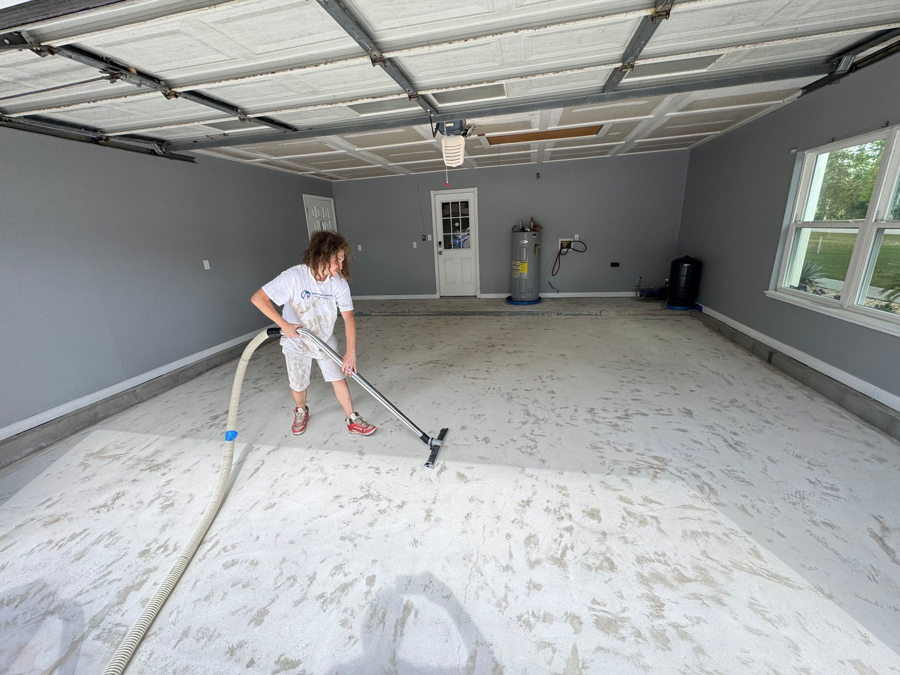 Maxville, FL 32234 - Epoxy Garage Floor Coating Project by A New Leaf Painting, LLC