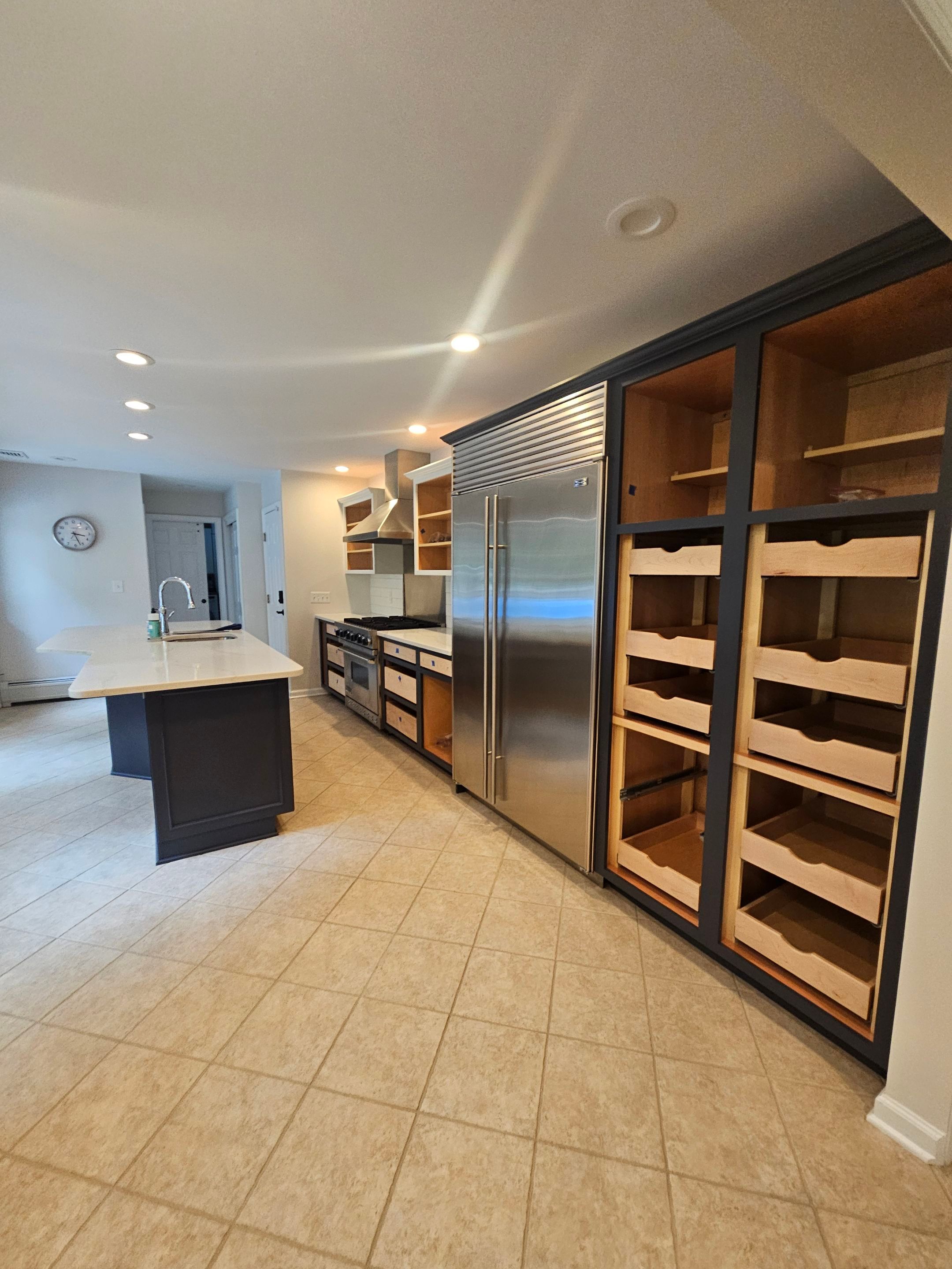 Chic Kitchen Cabinet Refinishing Project by Spectrum Painting, LLC