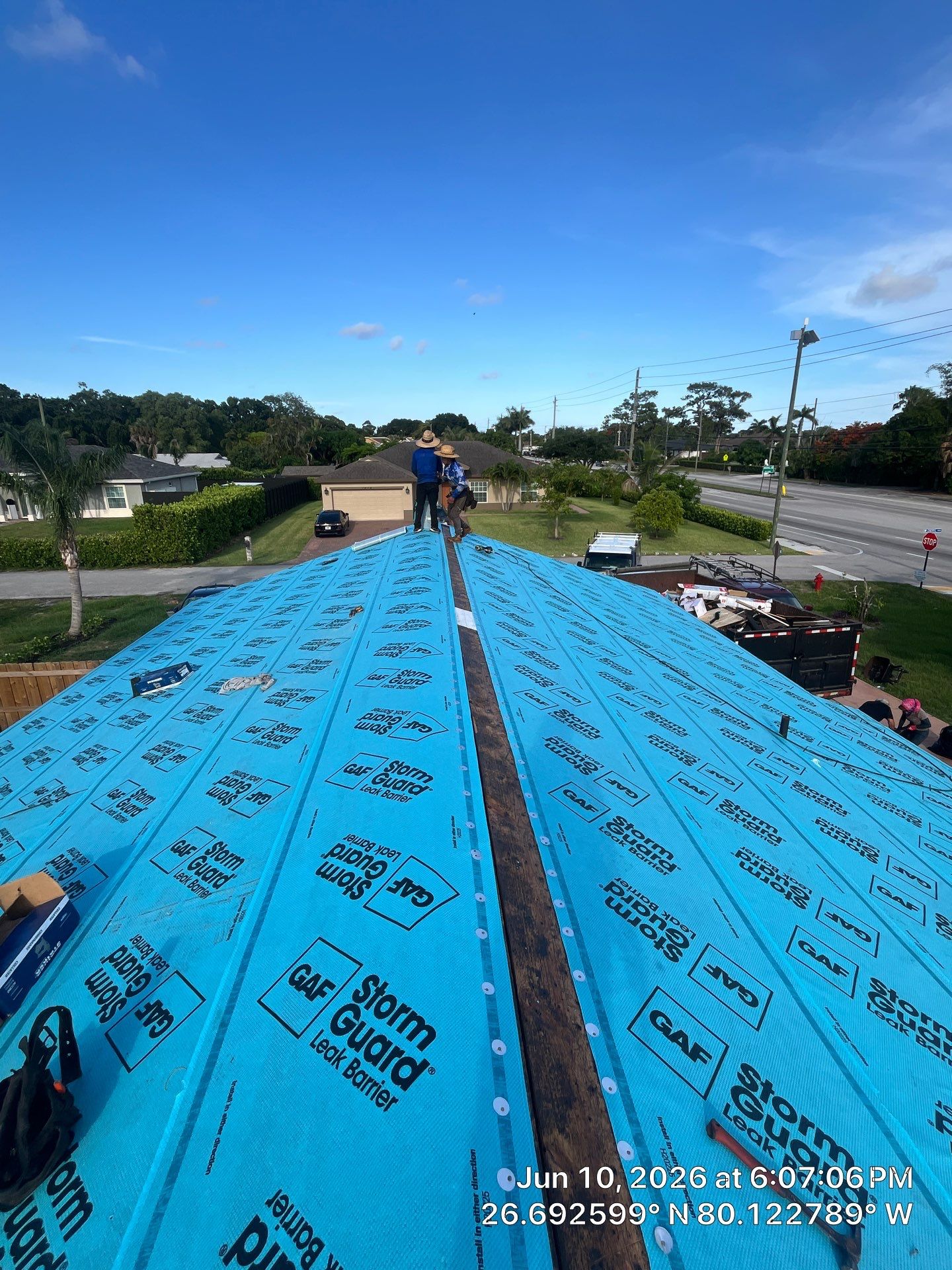 Residential Roofing Installation using GAF by BLUES BROTHERS ROOFING
