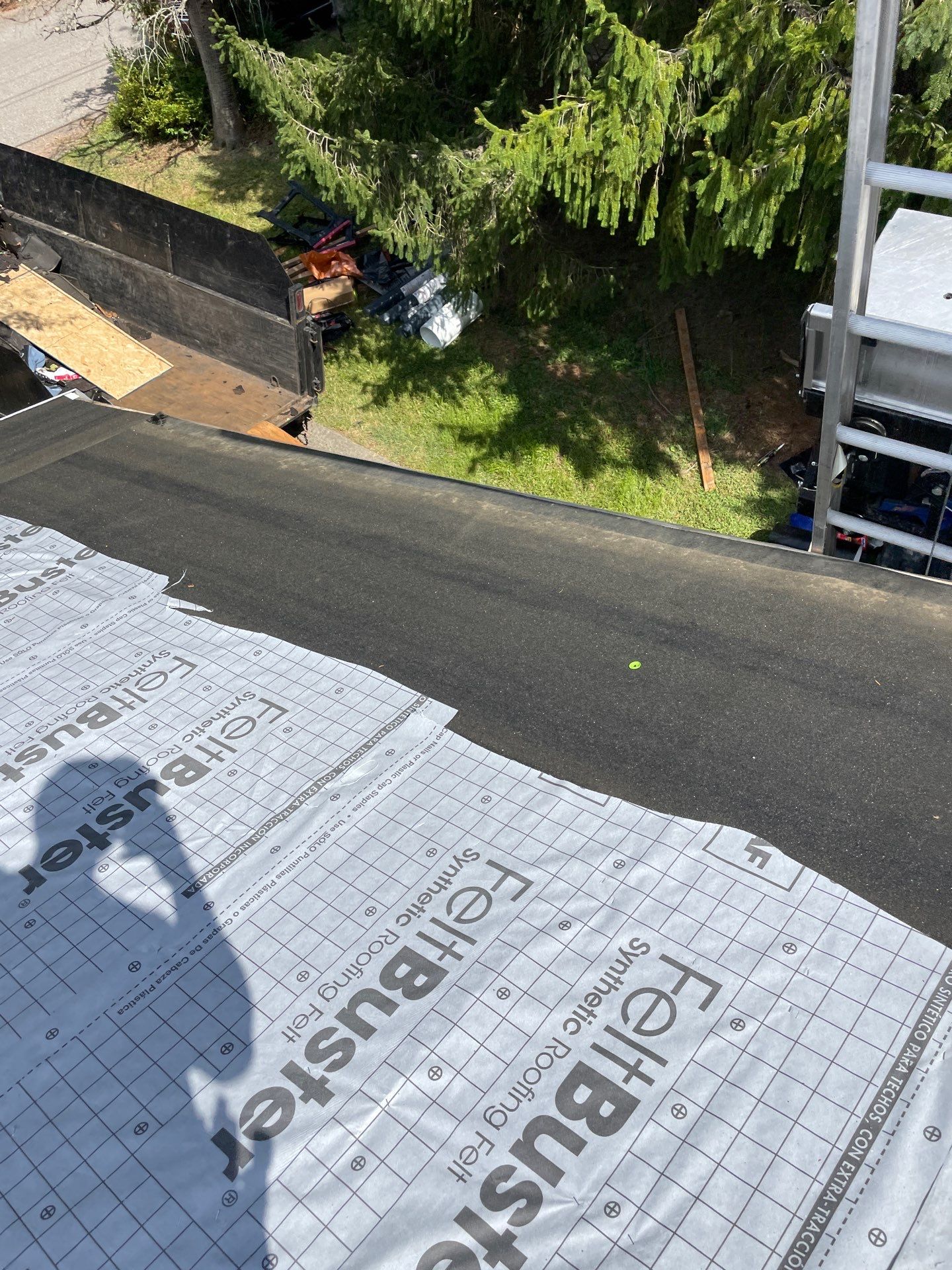 Residential Roofing Installation using GAF TImberline HDZ Hickory by Rainstoppers Roofing