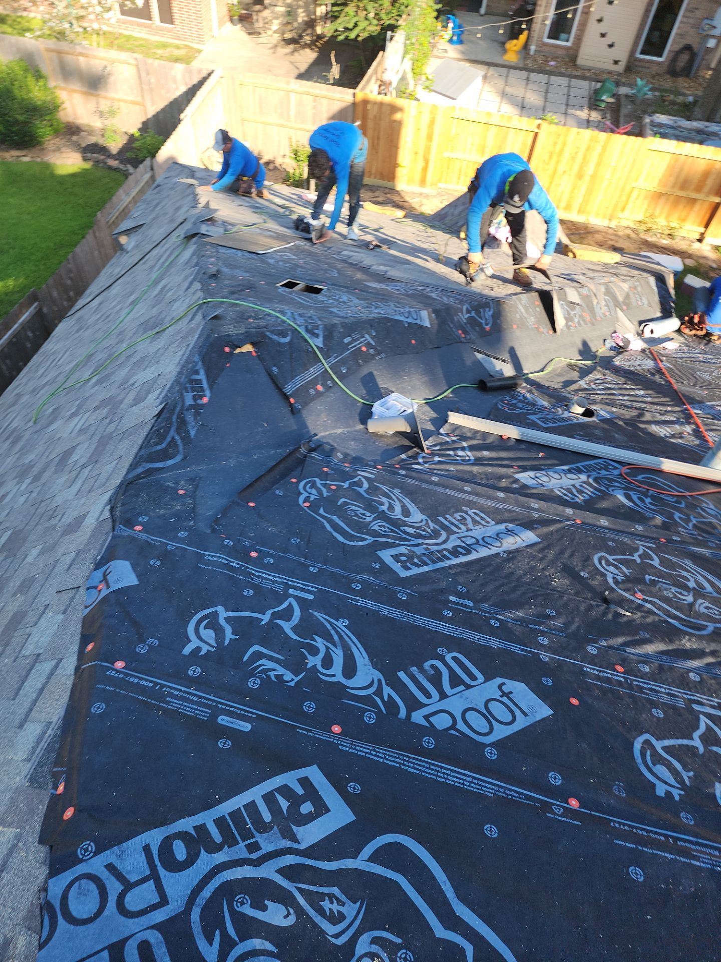 Residential Roofing Installation using Owen's Corning Duration (Lifetime) Shingles by Roof Repair Company