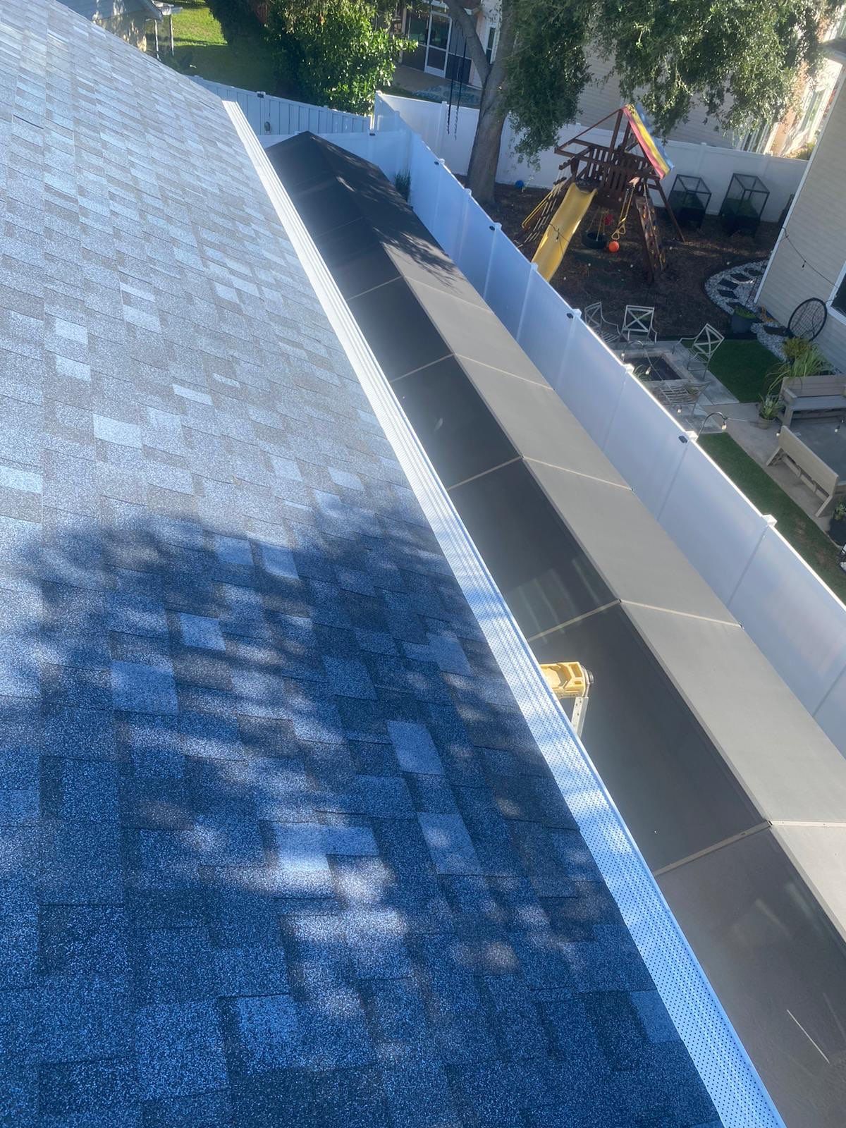 Leaf Guard System Installation in Sarasota FL by Gutter Professors