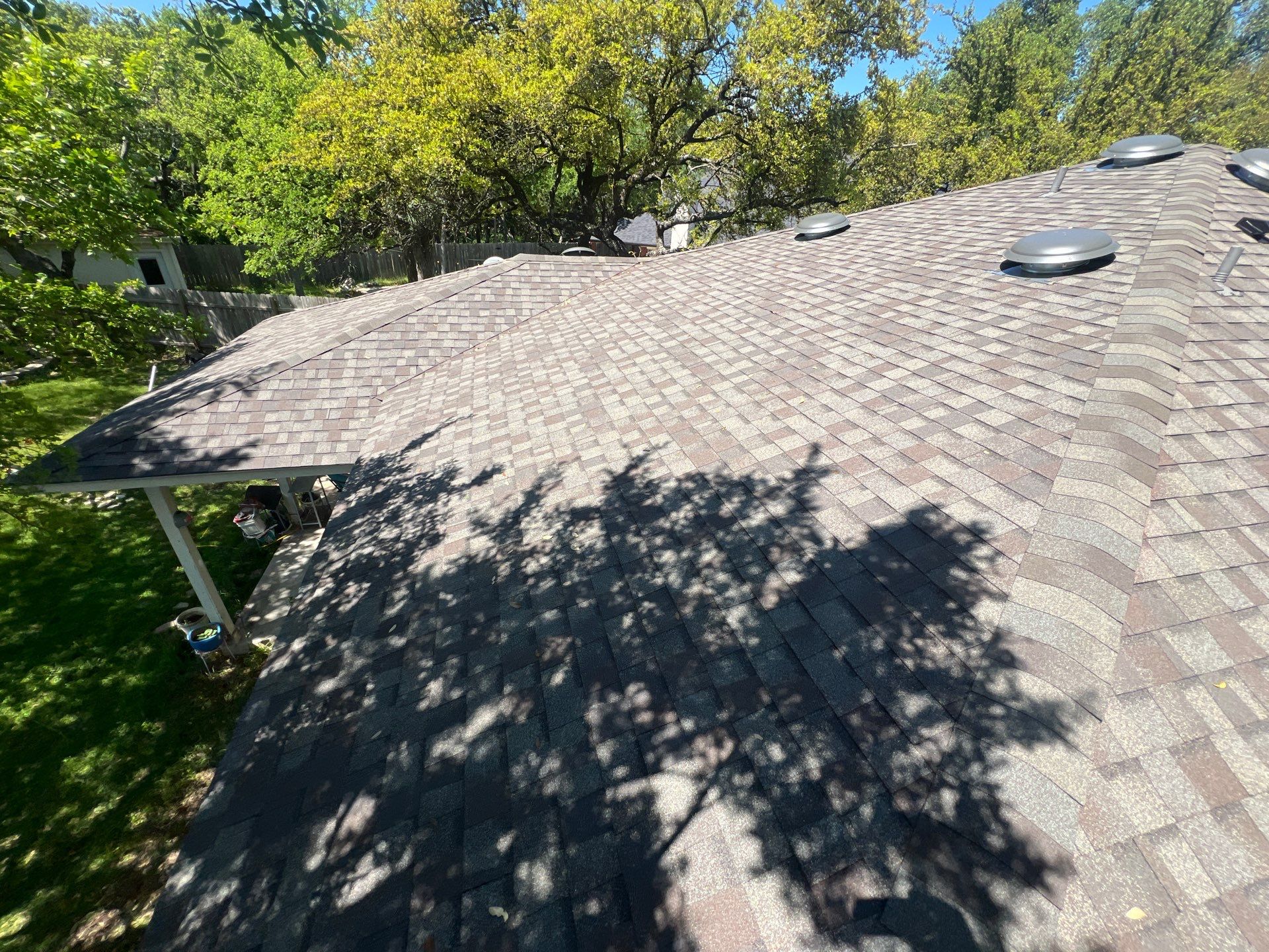 Rental property upgrade using CertainTeed Landmark shingles. by Oakwood Roofing and Construction, LLC