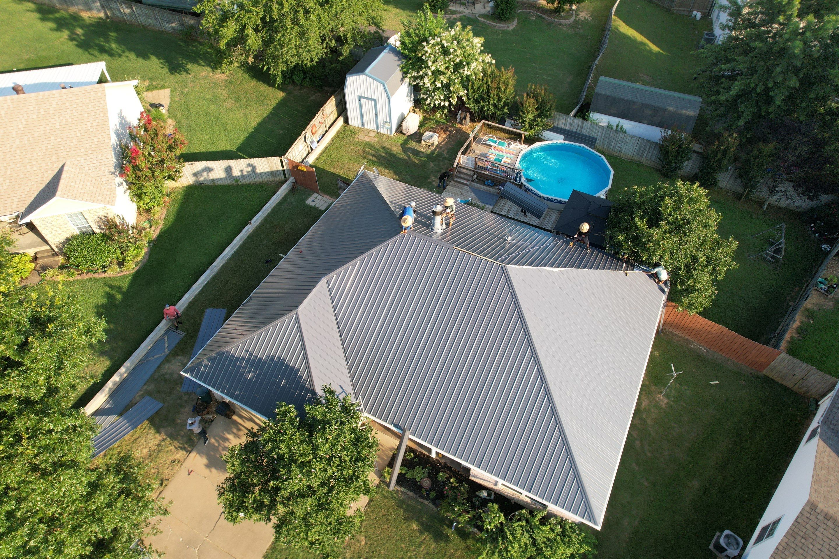 Metal Roof Replacement: 26 GA. Residential Metal Panels by Hostetler Roofing