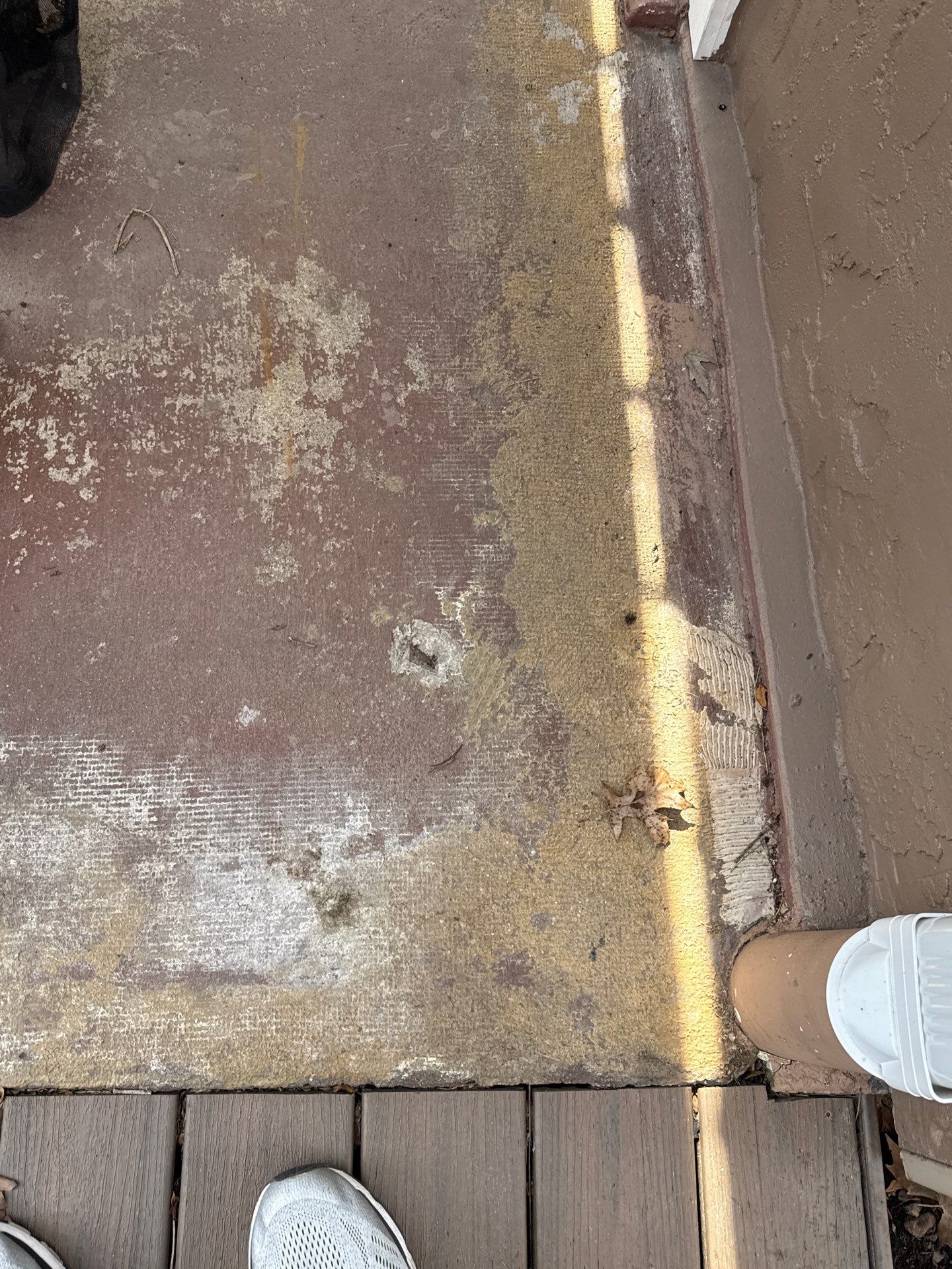 Porch & Steps Project in Manor by Floors in a Day, Inc