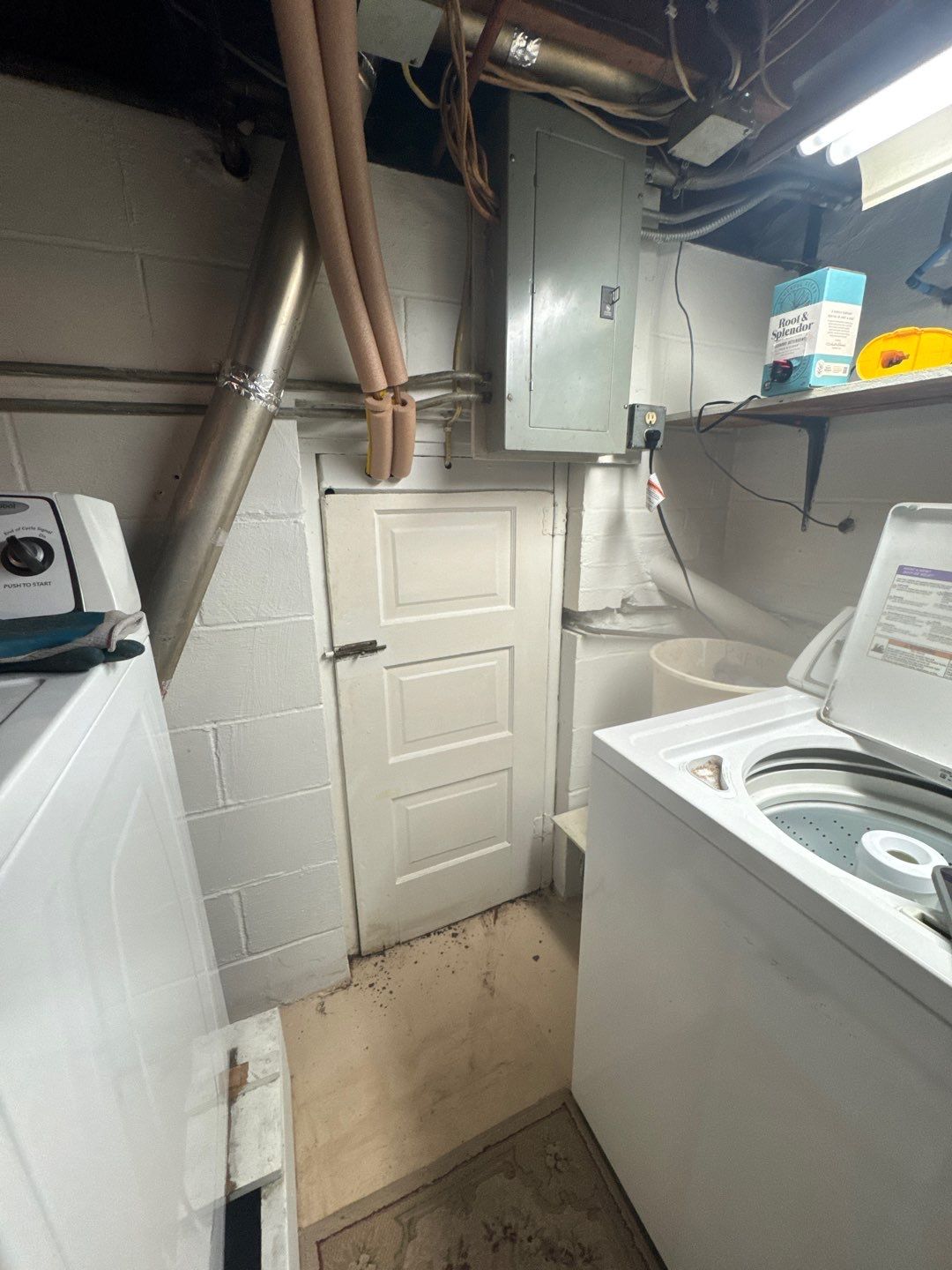 Parge Coating Drew's Stone Foundation by Waterproofing Northeast