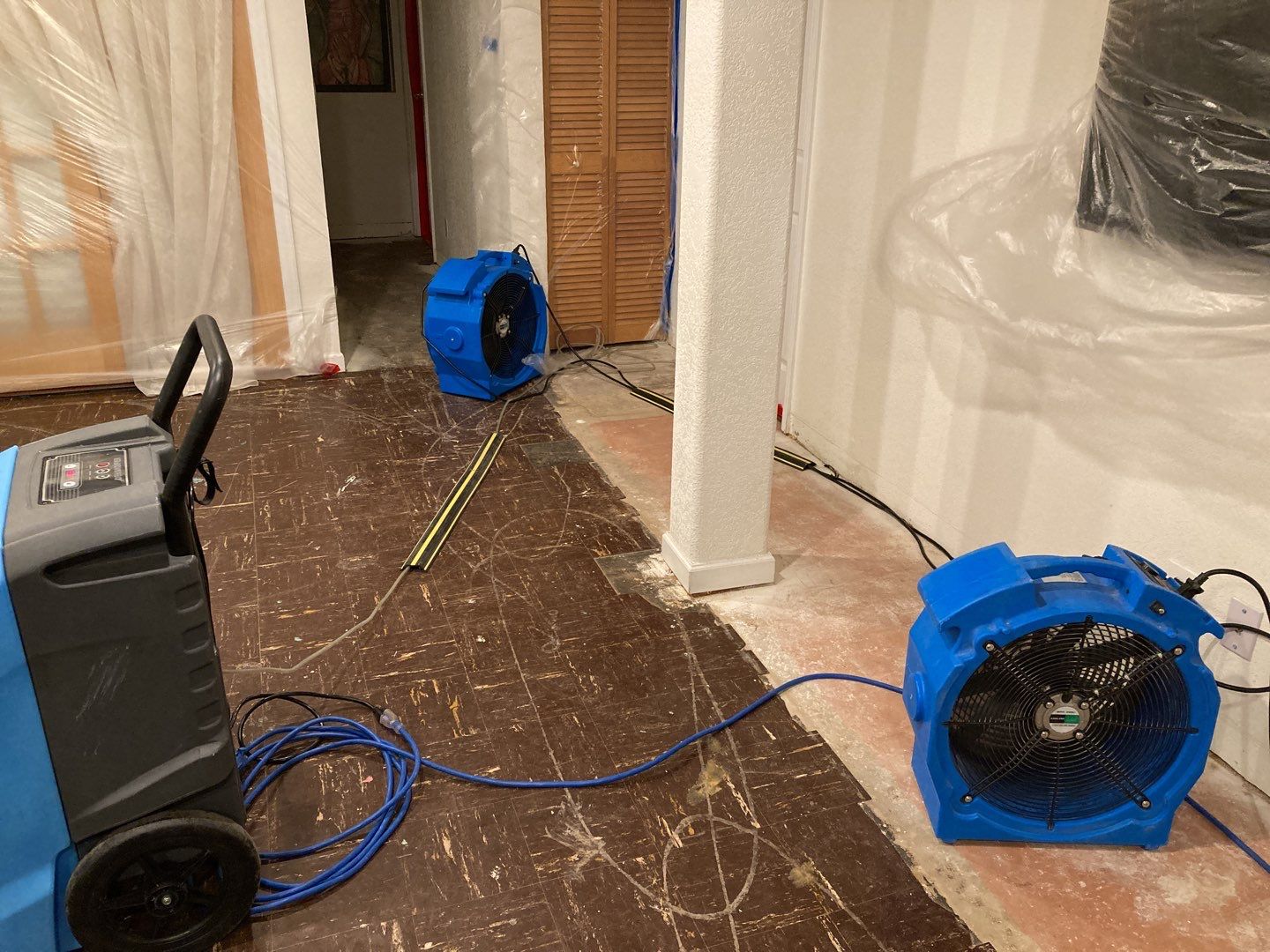 Sewage Backup using Air Scrubber by Accountable Home Services