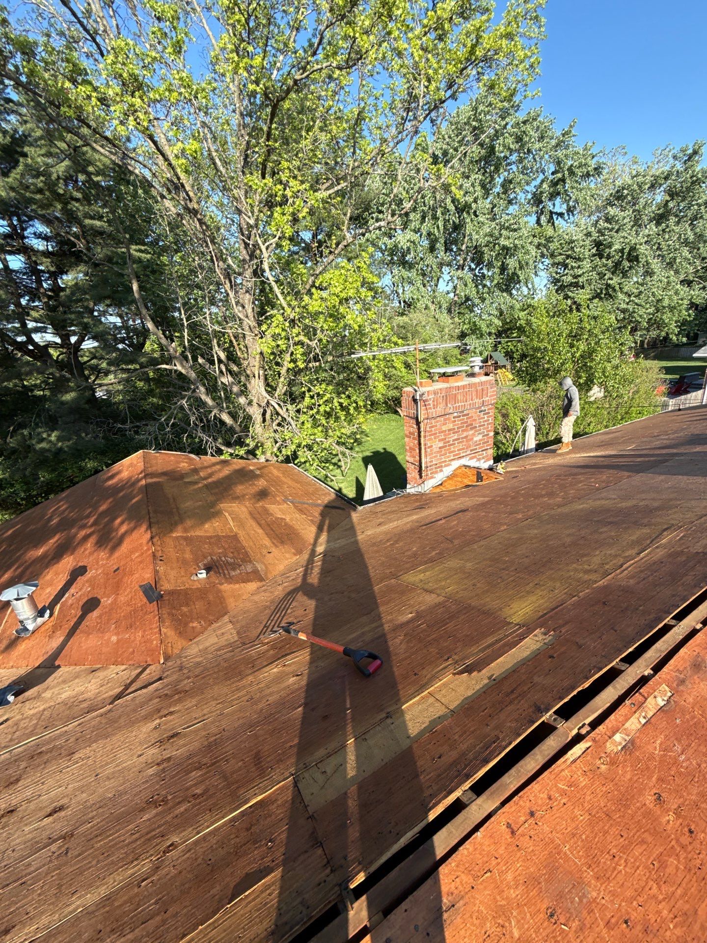 Architectural Shingle Roof Installation and Decking Replacement in Chesterfield by Acute Roofing And Exteriors 