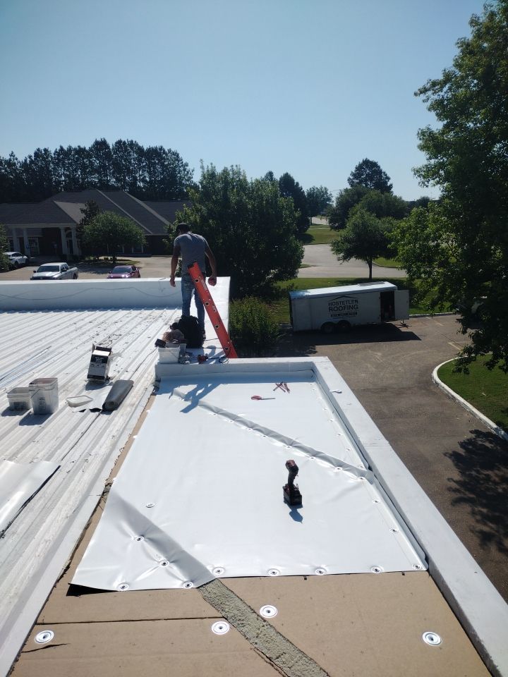 Office Building in Texarkana by Hostetler Roofing