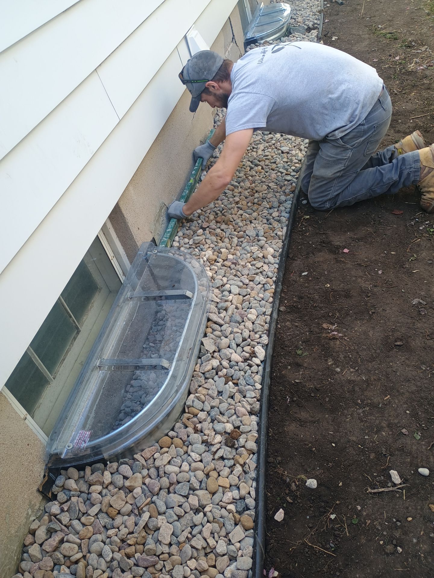 French Drain Installation for Michael by Waterproofing Northeast
