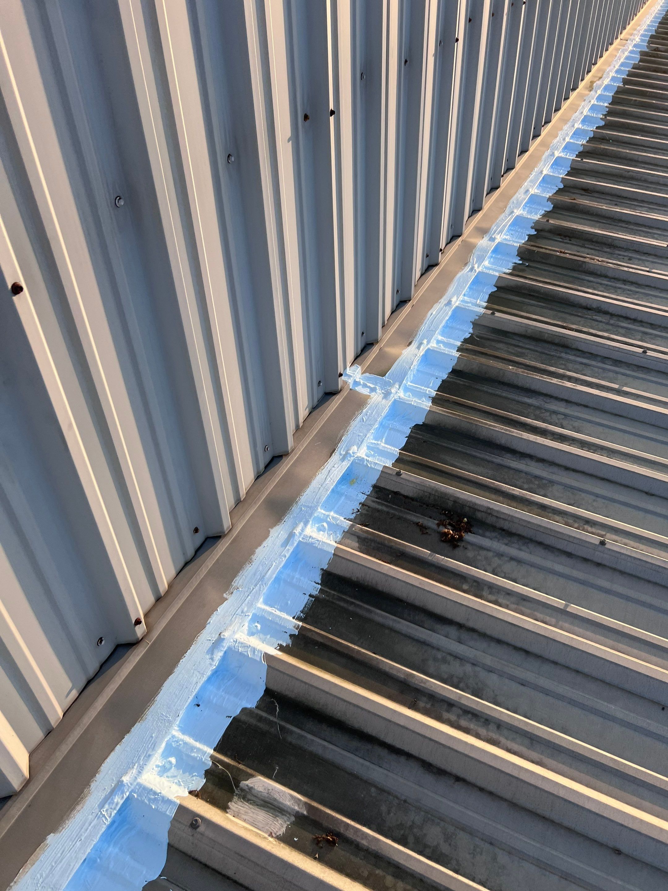 Hail Damage using Metal by Roof Repair Company