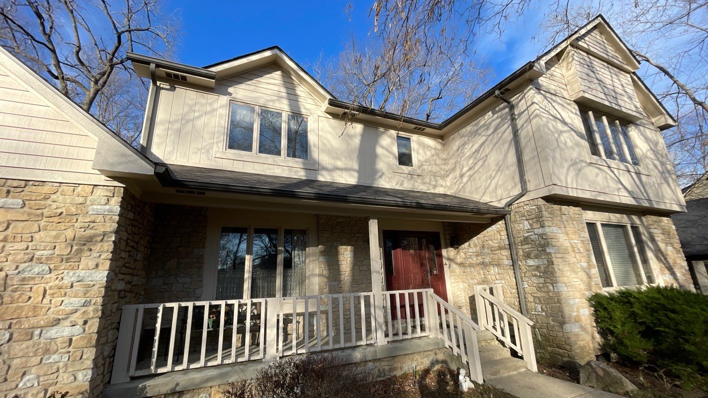 Seabreeze Roof Replacement, Exterior Siding and trim repairs and paint by 317 Roofing & Restorations