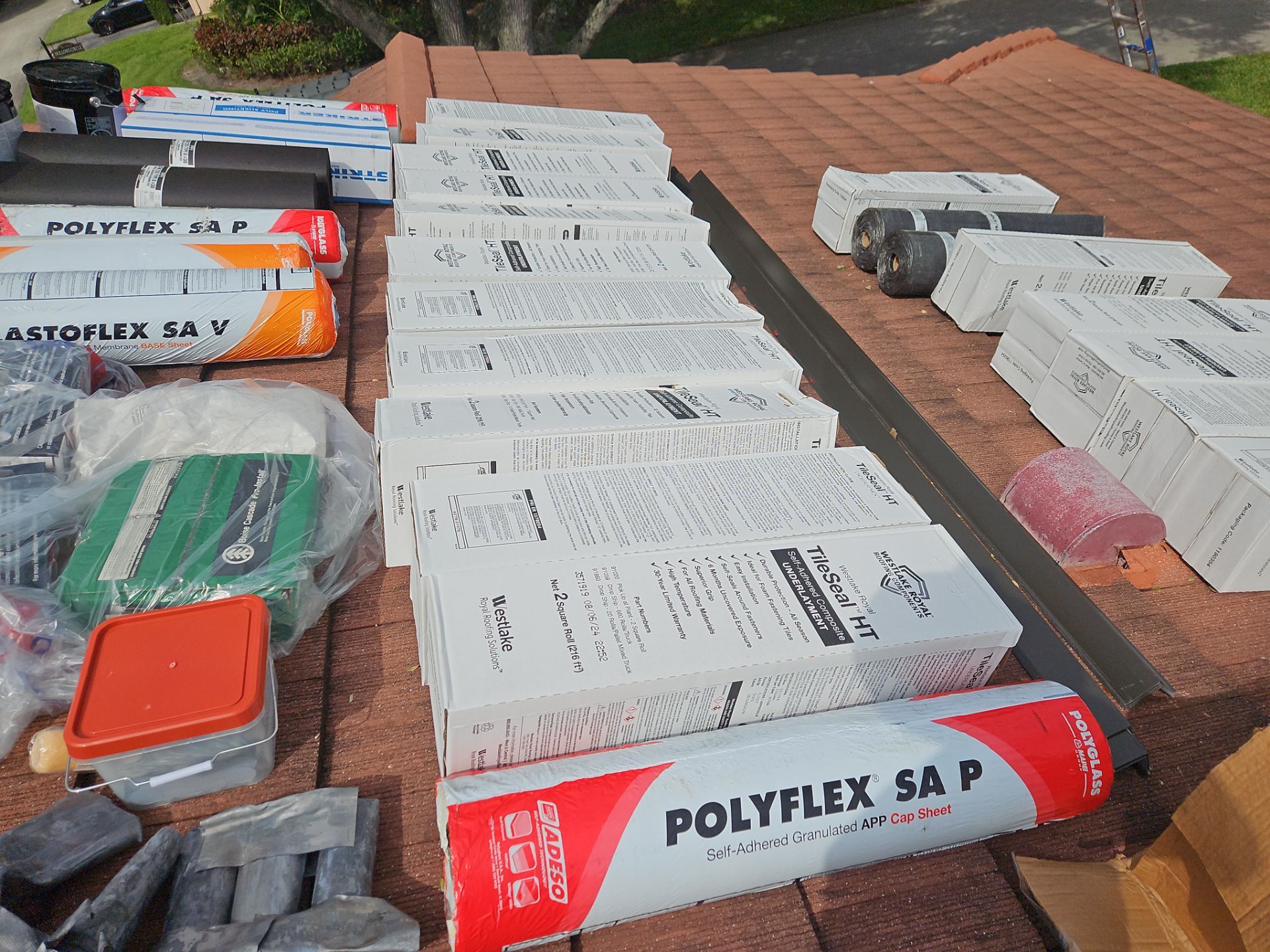 Residential Roofing Installation using Crown by BLUES BROTHERS CONSTRUCTION CORP