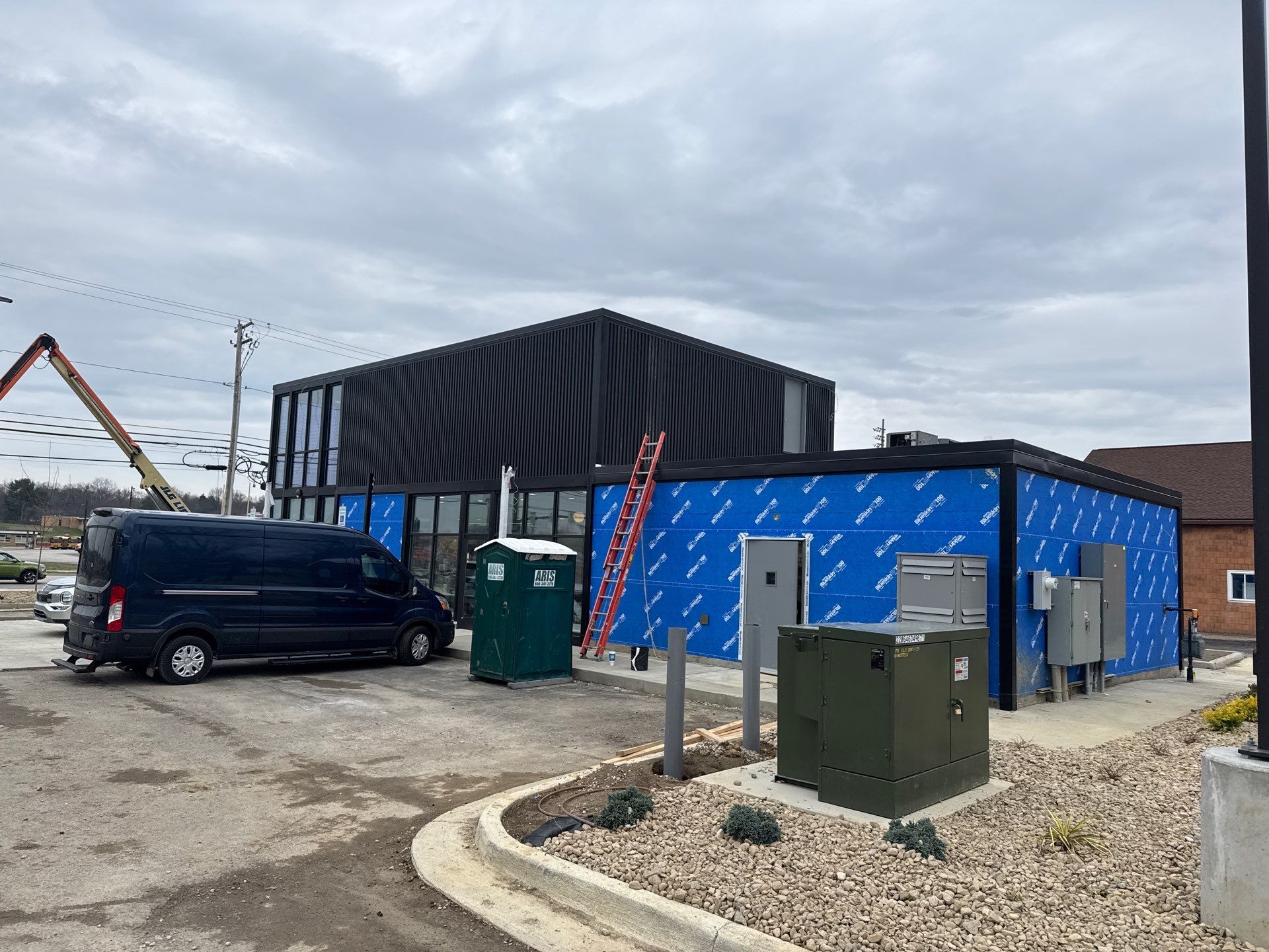 Commercial Roofing Installation using Duro-Last 50 mil PVC by 3 Daughters Construction 
