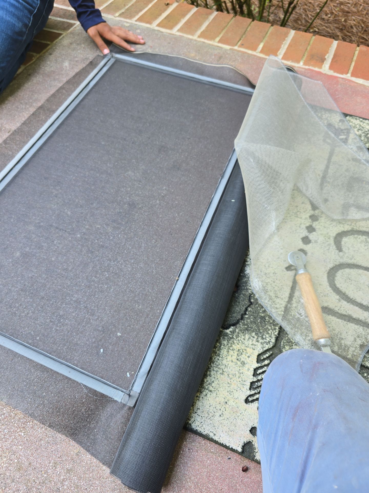 Roof and gutter replacement by hail and wind damage by Just Brilliant Restoration JBR