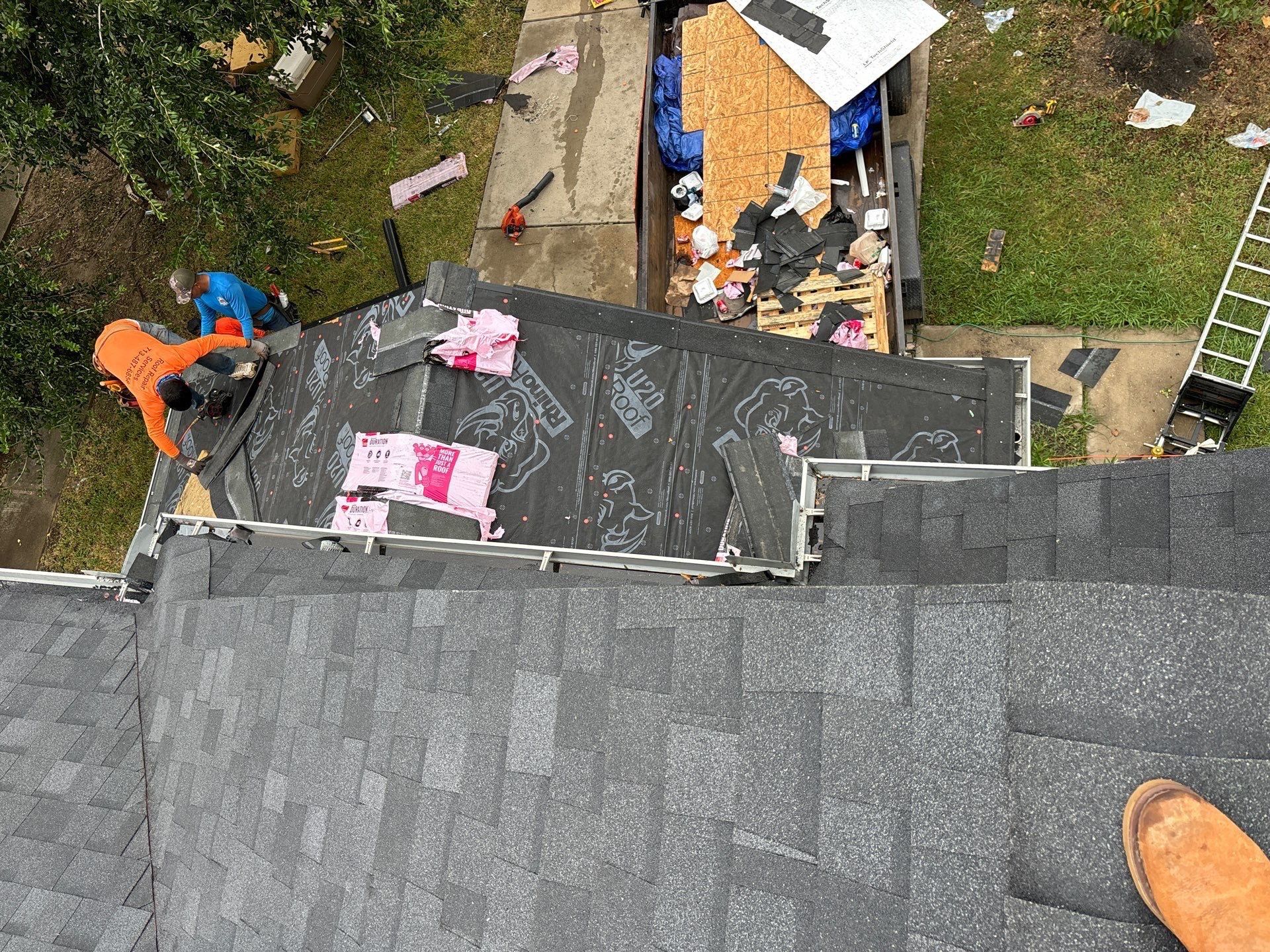 Residential Roofing Repair using Owen's Corning Duration (Lifetime) Shingles by Roof Repair Company