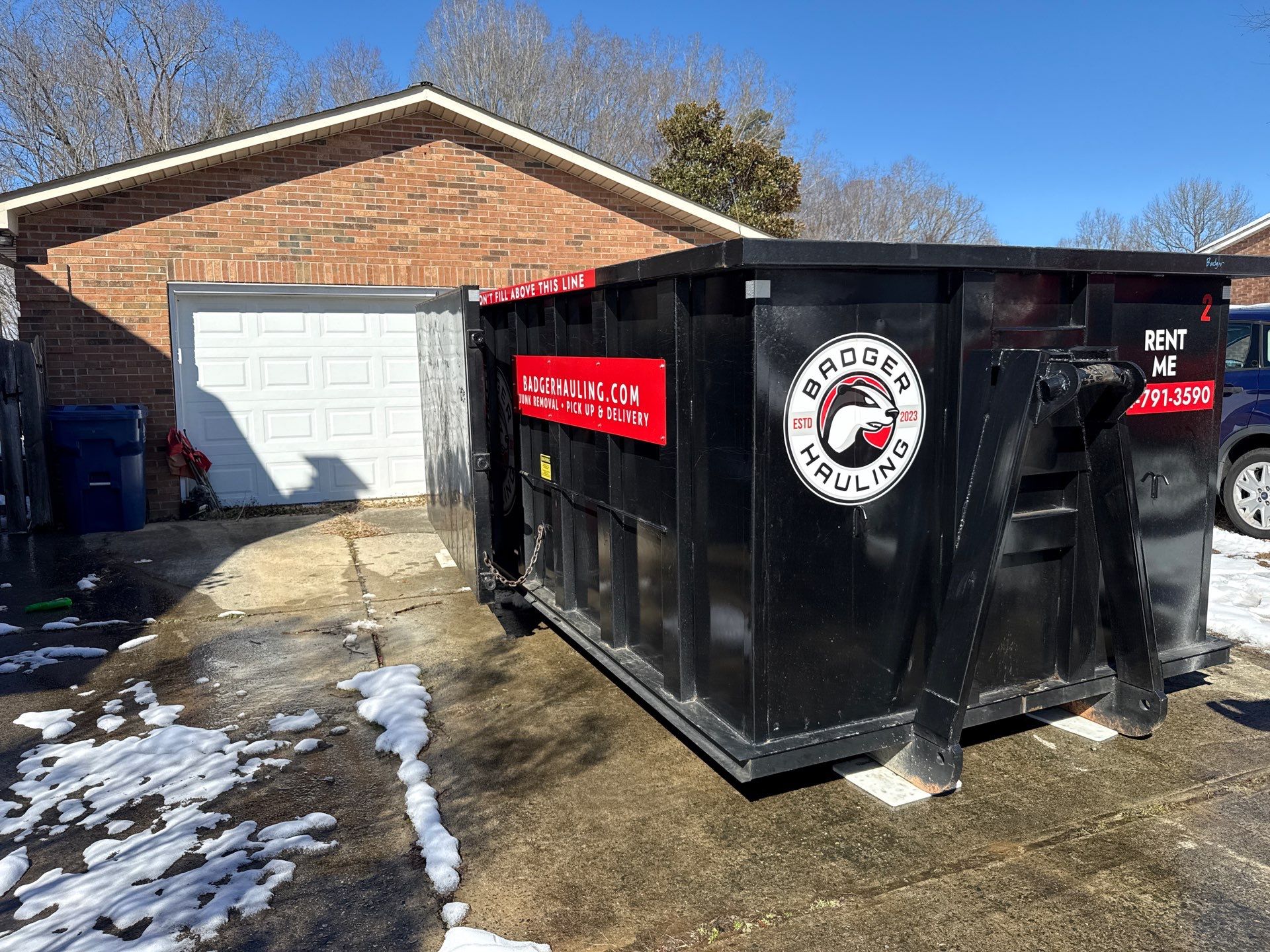 Project in Monroe by Badger Hauling