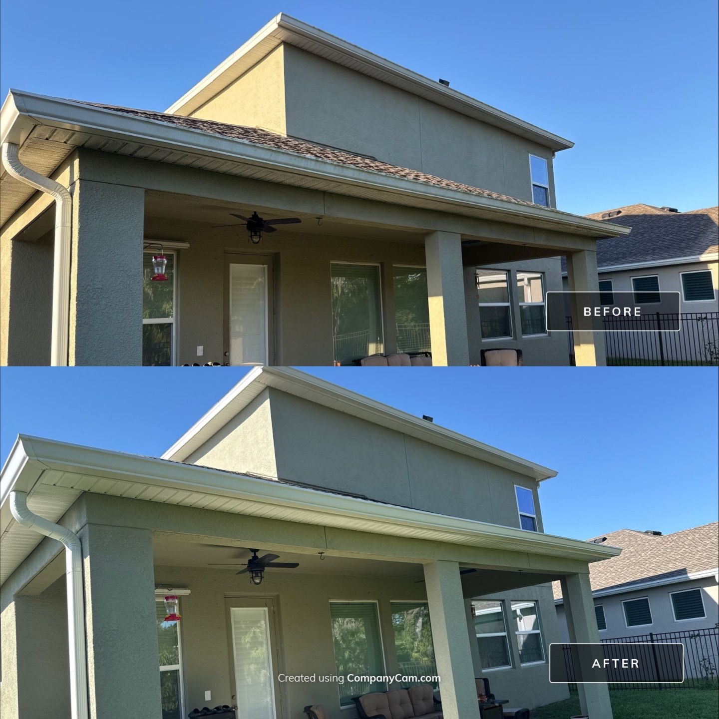 House Wash, Paver Driveway & Sidewalk Cleaning + Sanding & Sealing in Trevesta Community, Palmetto, FL by Sunshine AquaWash