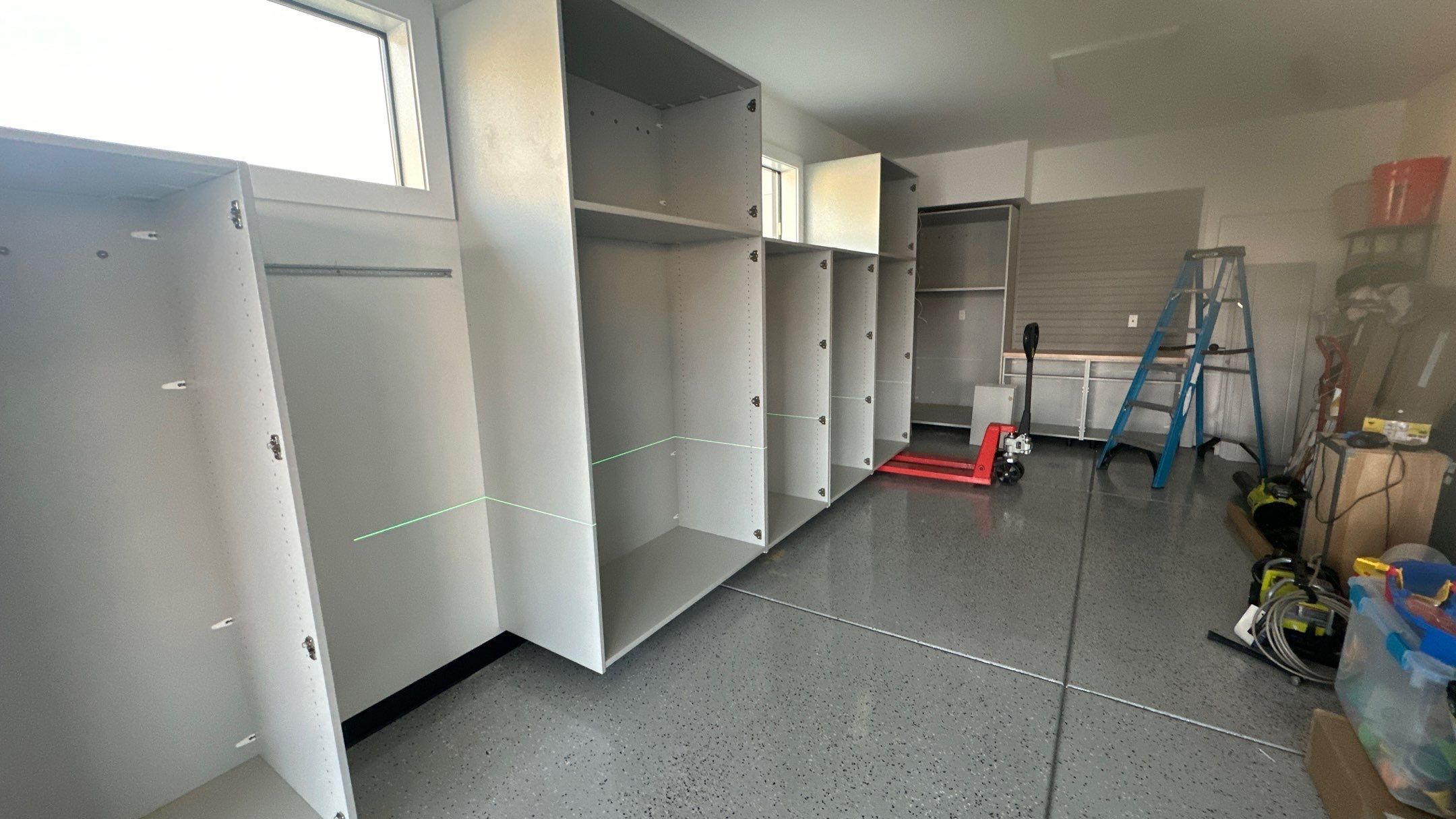 Cabinet Installation using Platinum by Croc Coatings, LLC