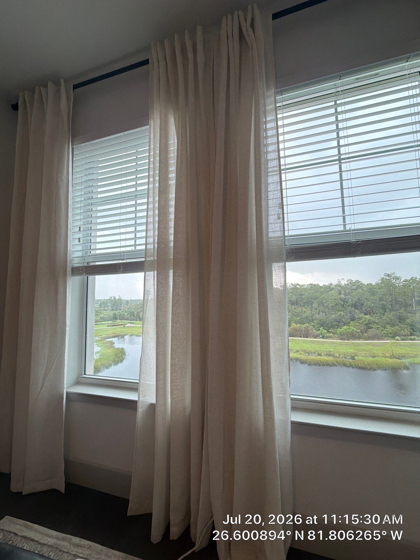 Custom Single-Hung Window and Blind Installation in Fort Myers by CompanyCam Sales Demo