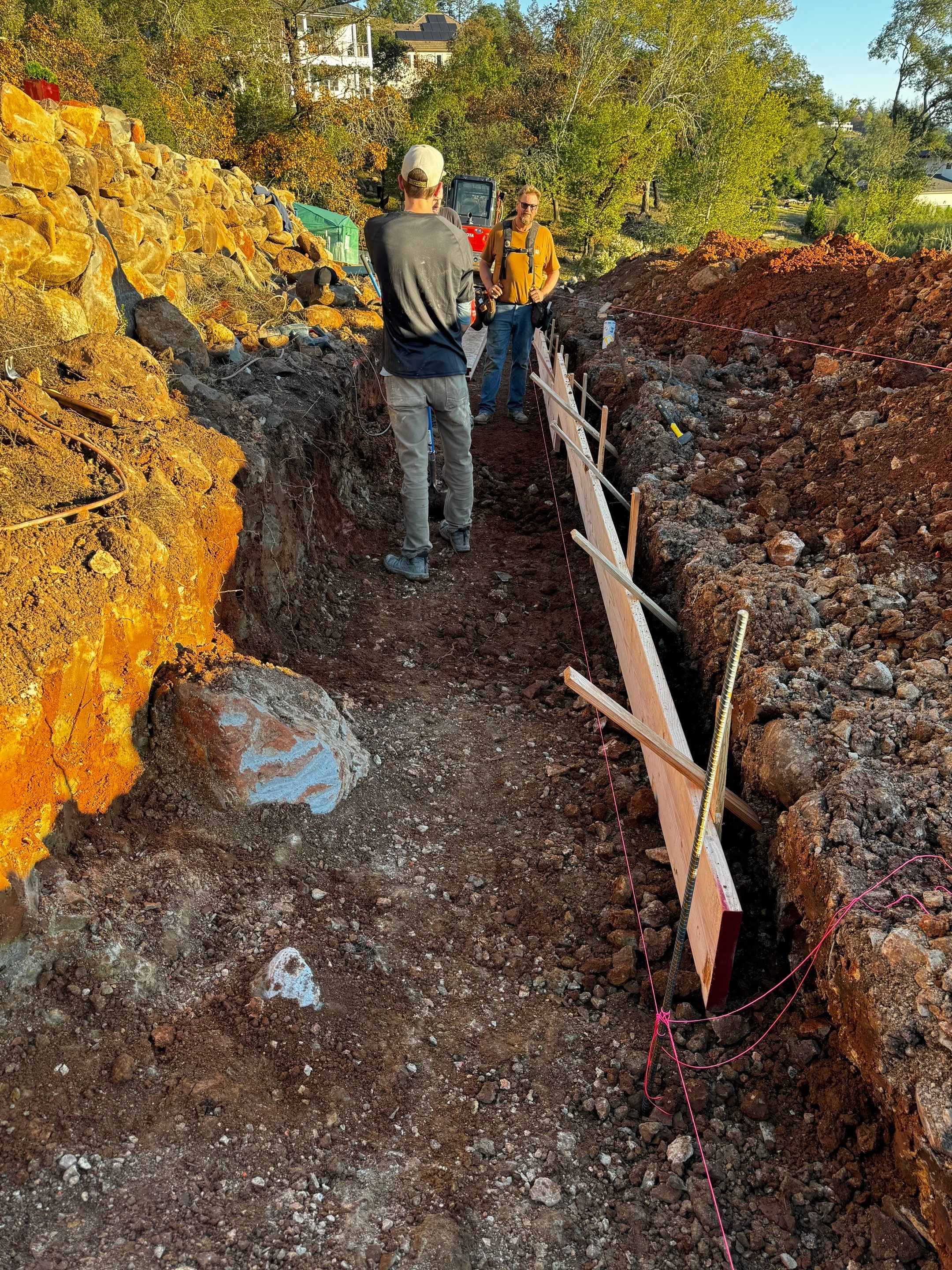 Retaining wall by JRS Construction
