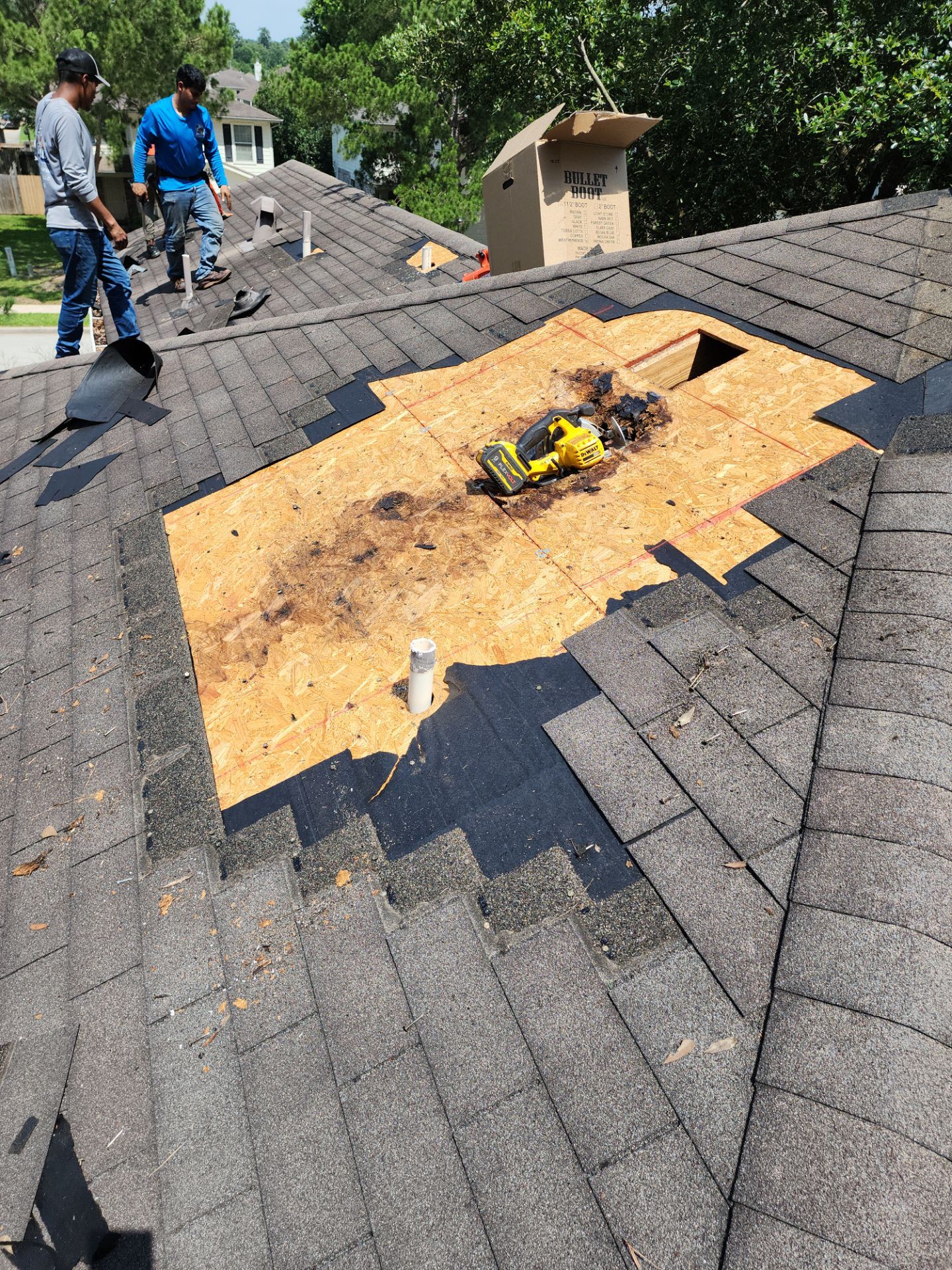 Residential Roofing Repair using Owen's Corning Duration (Lifetime) Shingles by Roof Repair Company
