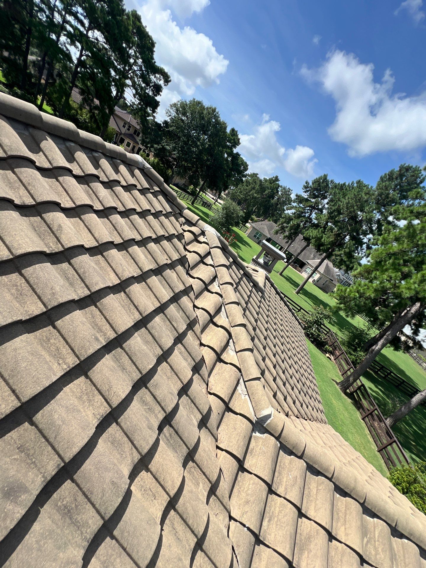 Residential Roofing Repair using tile by Roof Repair Company